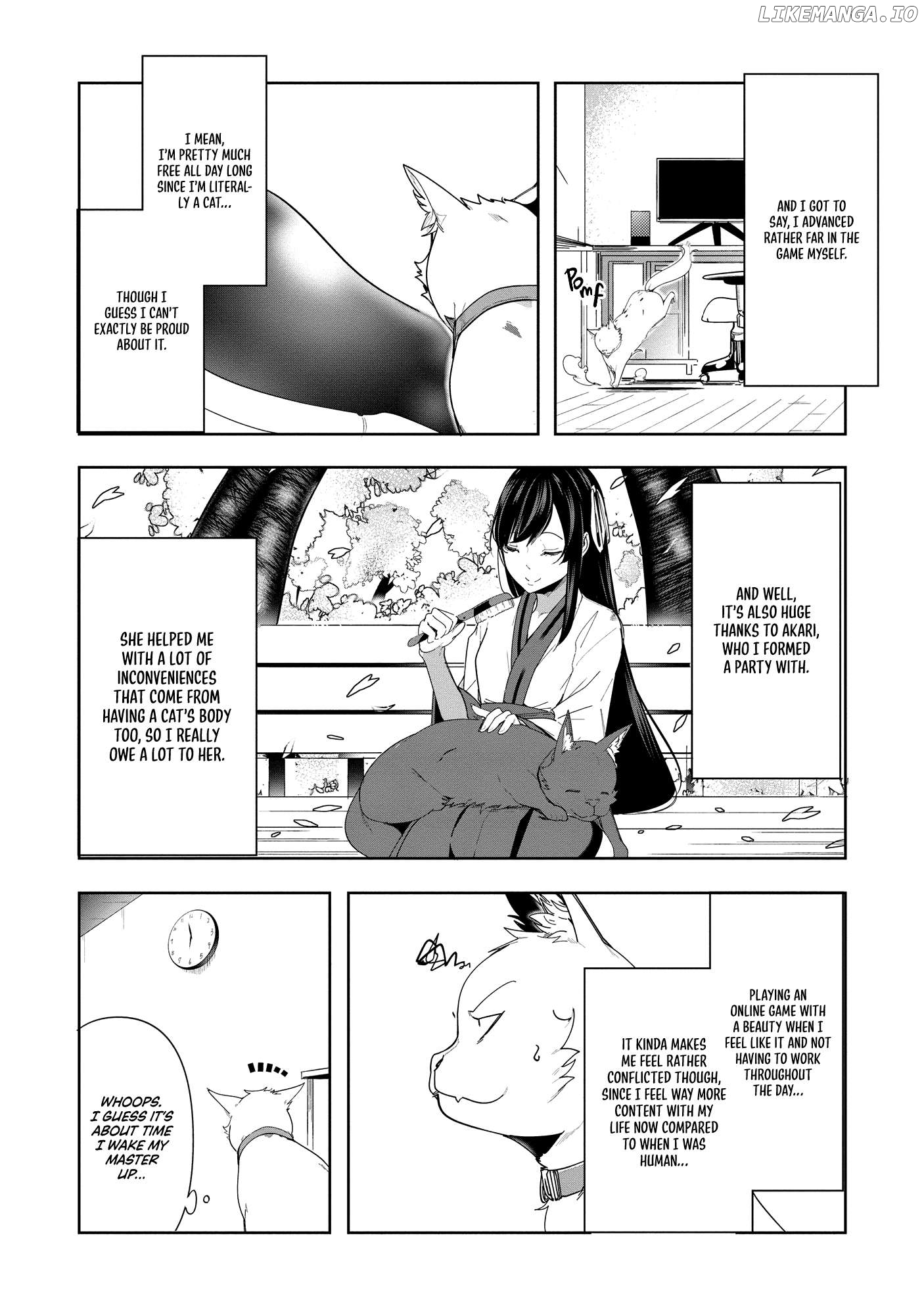 Neko Ni Tenseishita Kedo Hima Nano De Gamer Joshi To Issho Ni Vrmmo Wo Suru Chapter 6 - page 3