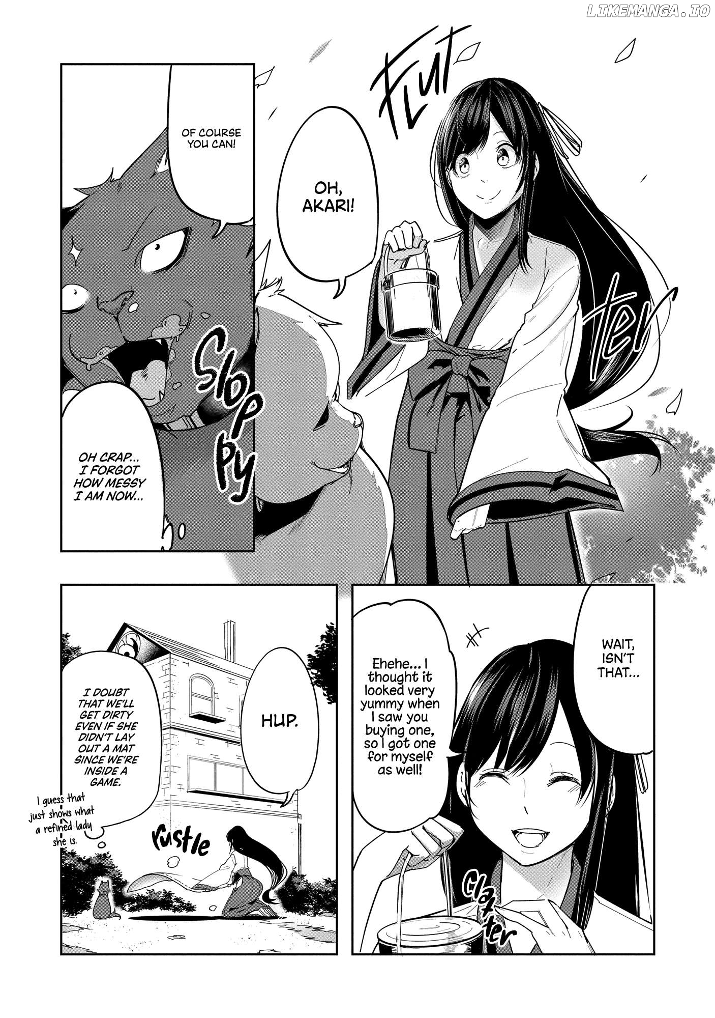 Neko Ni Tenseishita Kedo Hima Nano De Gamer Joshi To Issho Ni Vrmmo Wo Suru Chapter 6 - page 9