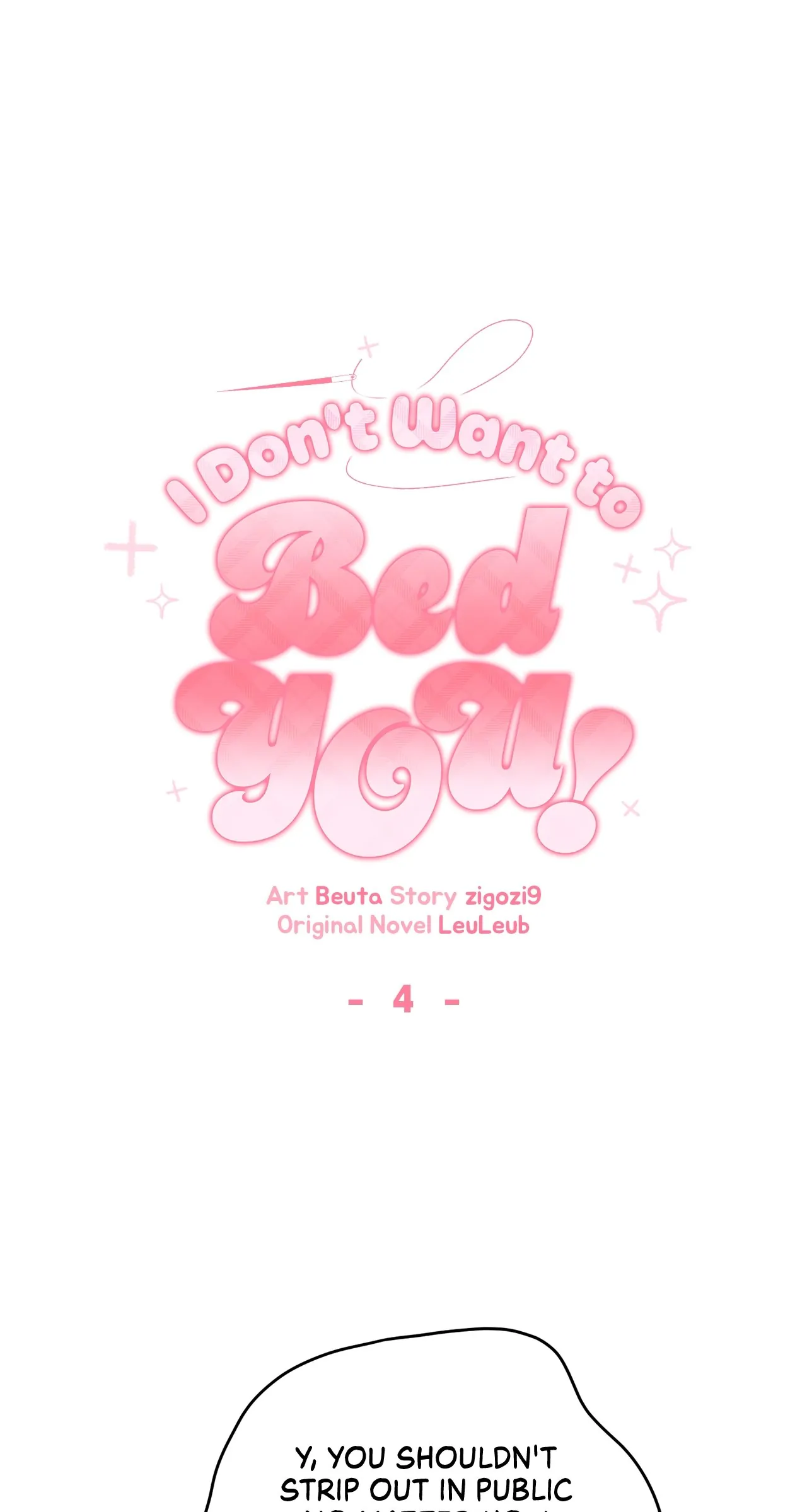 I Don’t Want to Attack You! Chapter 4 - page 1