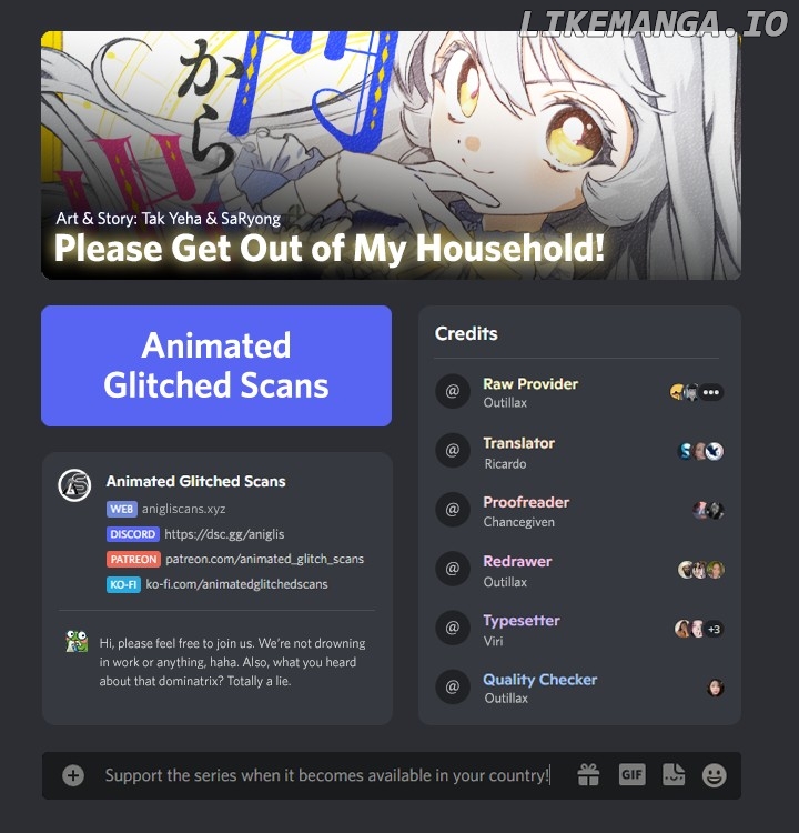 Please Get Out of My Household Chapter 13 - page 1