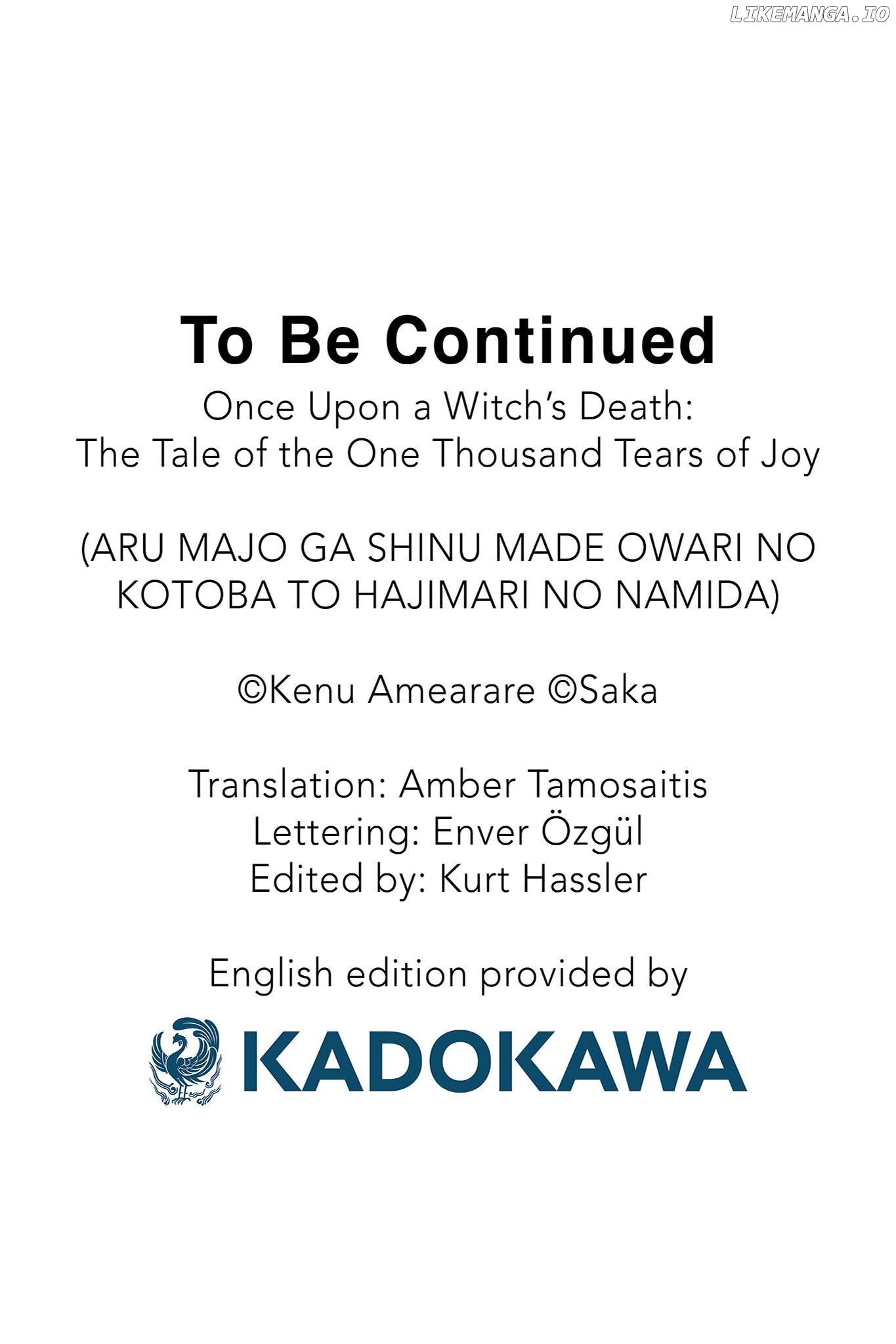 Once Upon a Witch's Death: The Tale of the One Thousand Tears of Joy Chapter 9 - page 40