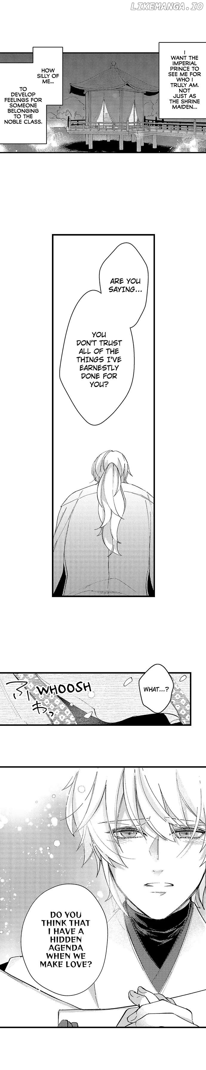 Sono Noroigoto Daite Yaru - Kiraware Miko wa Ouji no Chouai ni Midare Nureru Chapter 8 - page 3
