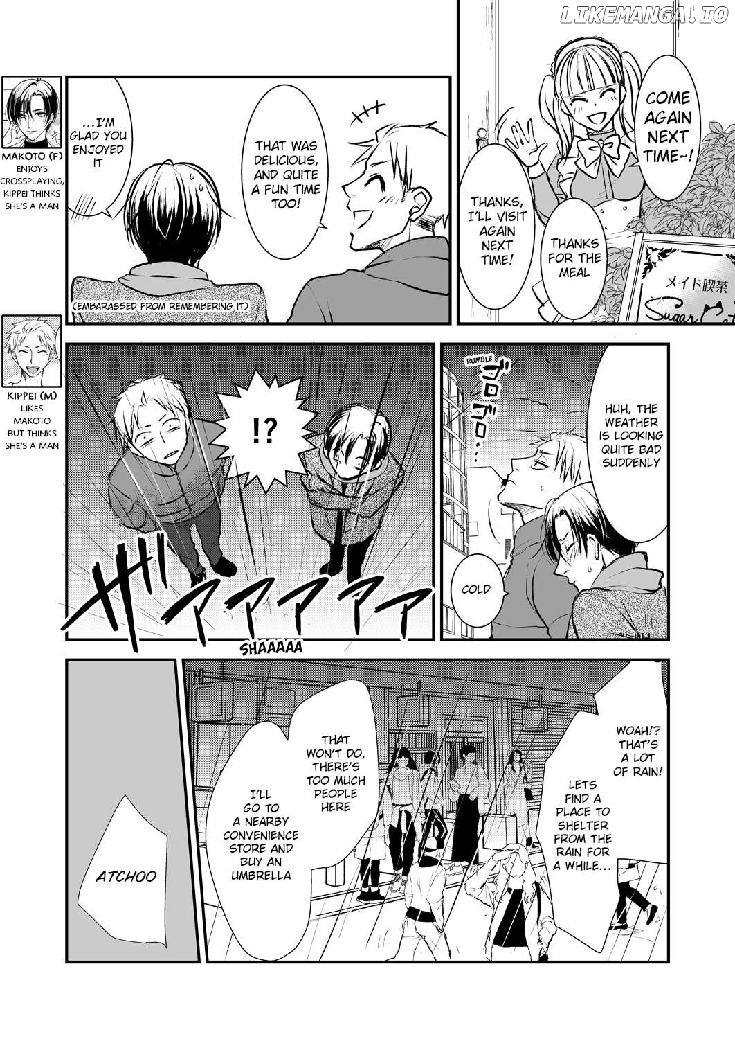 Ikemen Dansou Reiya To Renaishitara Bl-Ppoi Nl Ni Naru Hanashi Chapter 13 - page 2