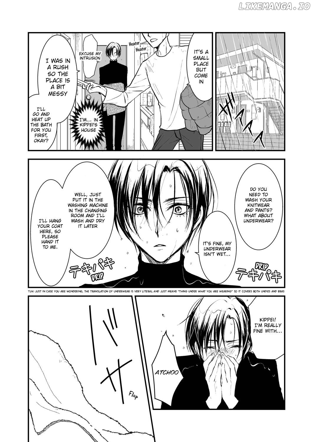 Ikemen Dansou Reiya To Renaishitara Bl-Ppoi Nl Ni Naru Hanashi Chapter 13 - page 4