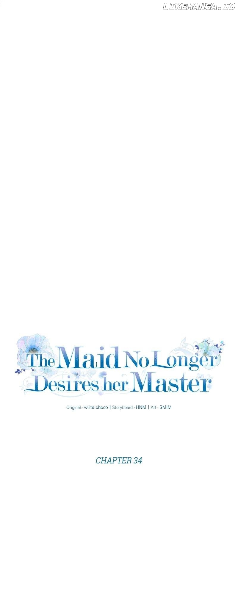 The Maid No Longer Desires her Master Chapter 34 - page 12