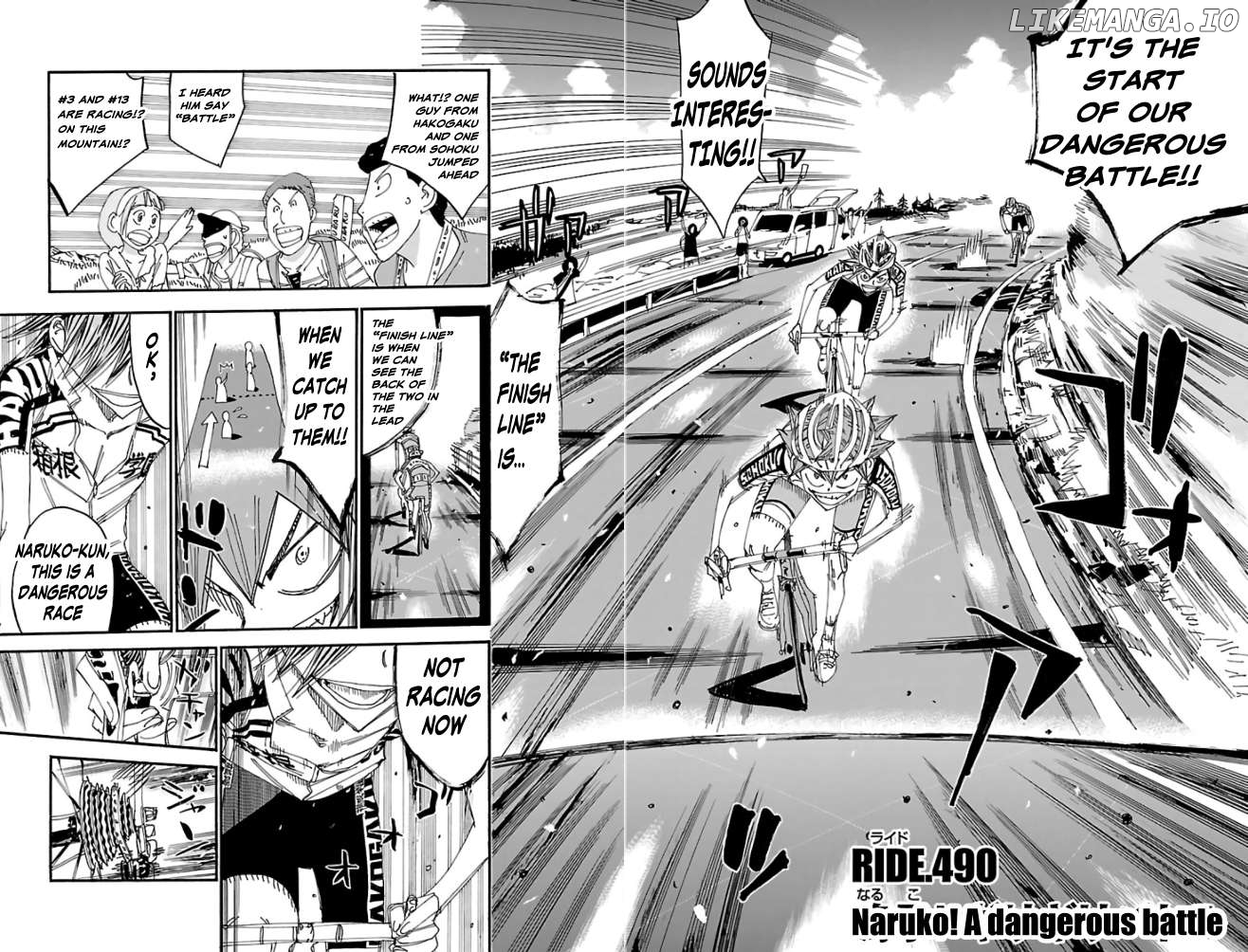 Yowamushi Pedal Chapter 490 - page 2