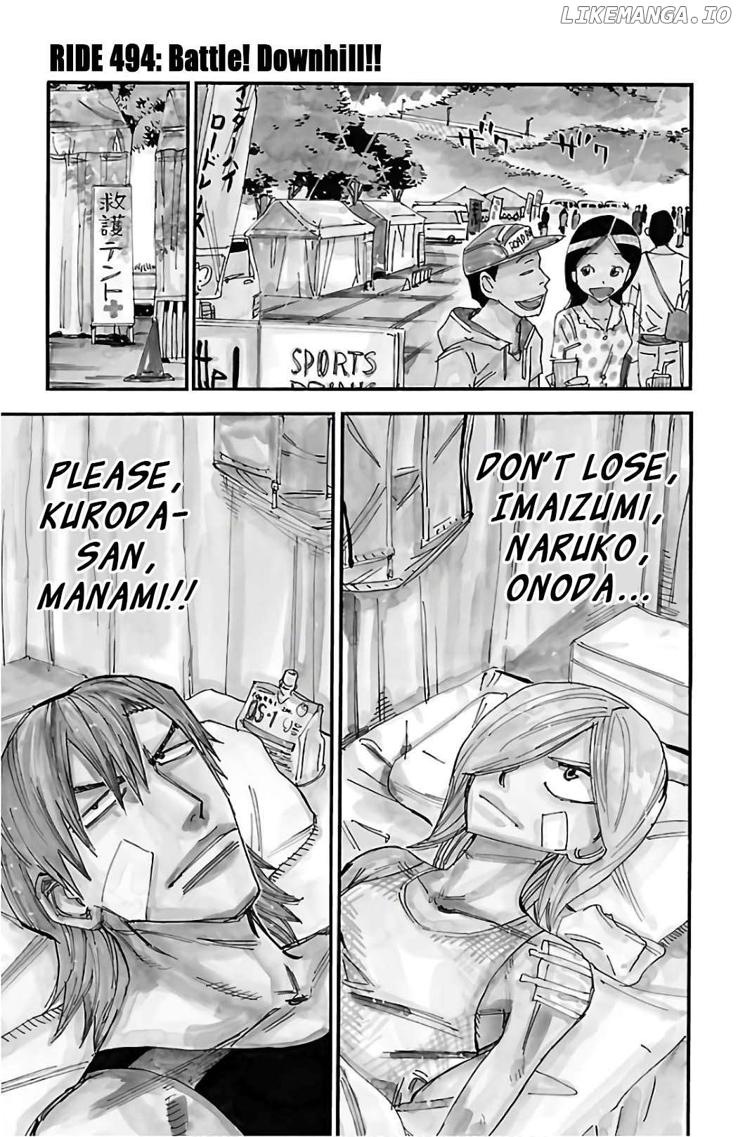 Yowamushi Pedal Chapter 494 - page 1