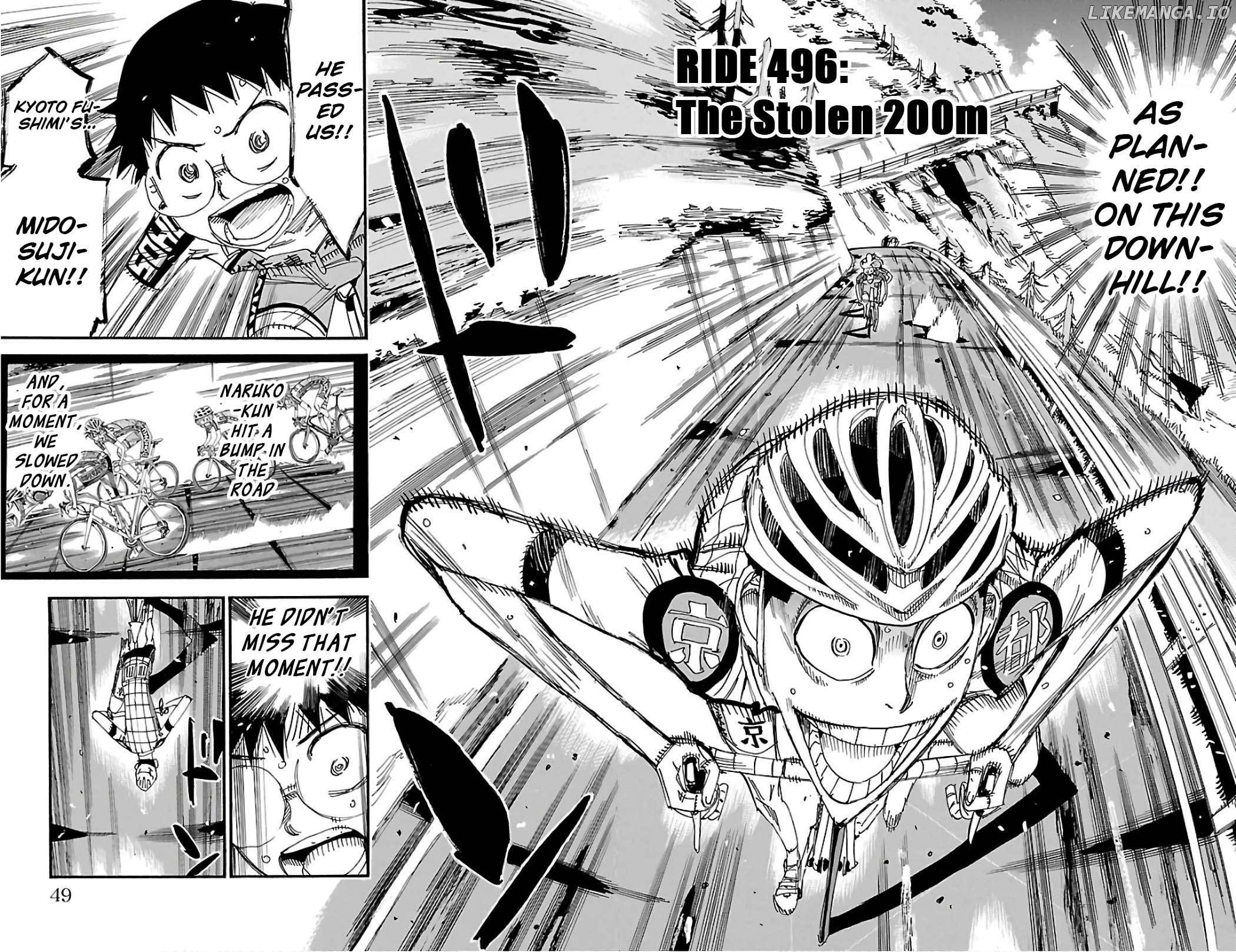 Yowamushi Pedal Chapter 496 - page 2