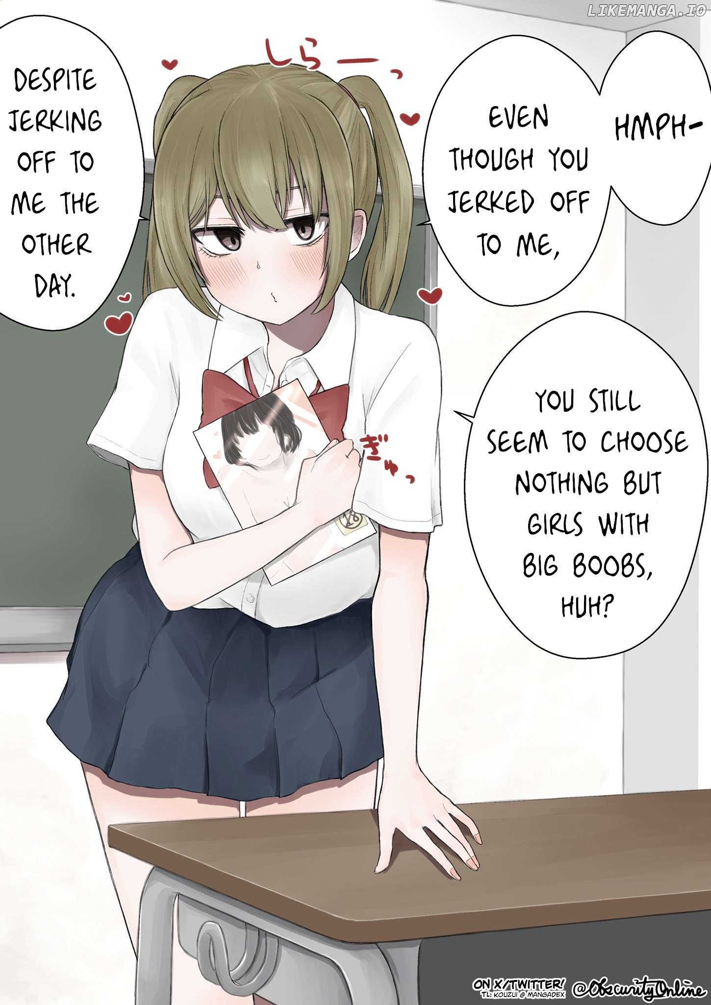 The girl I became friends with after lending each other H books Chapter 12 - page 1