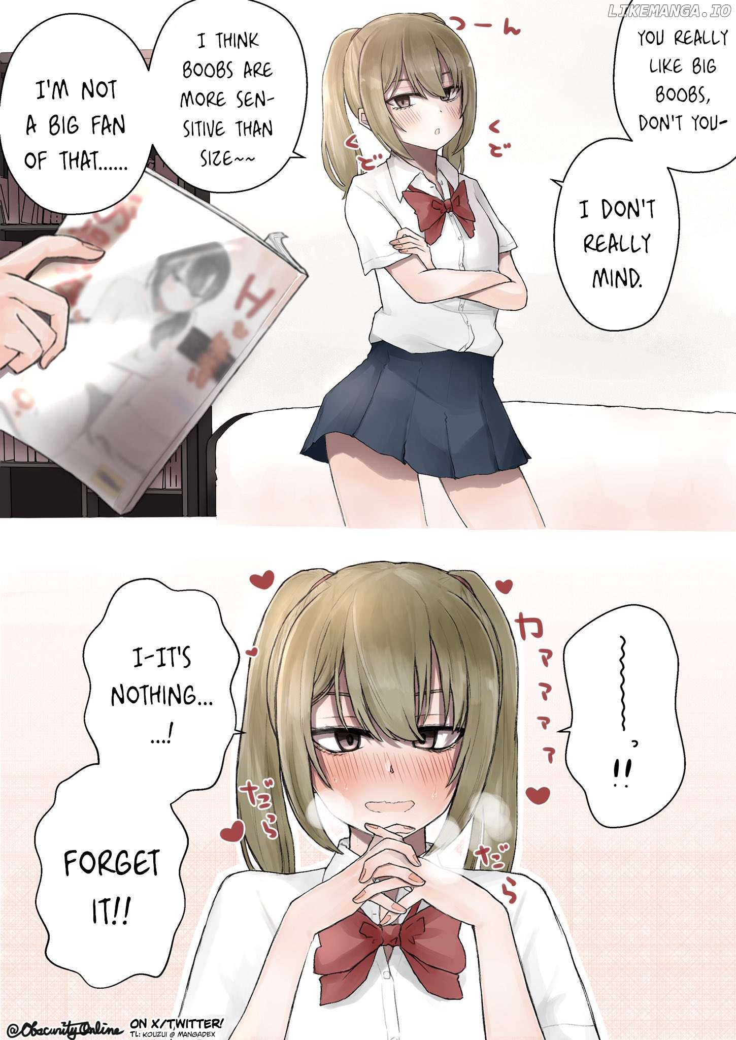 The girl I became friends with after lending each other H books Chapter 15 - page 1