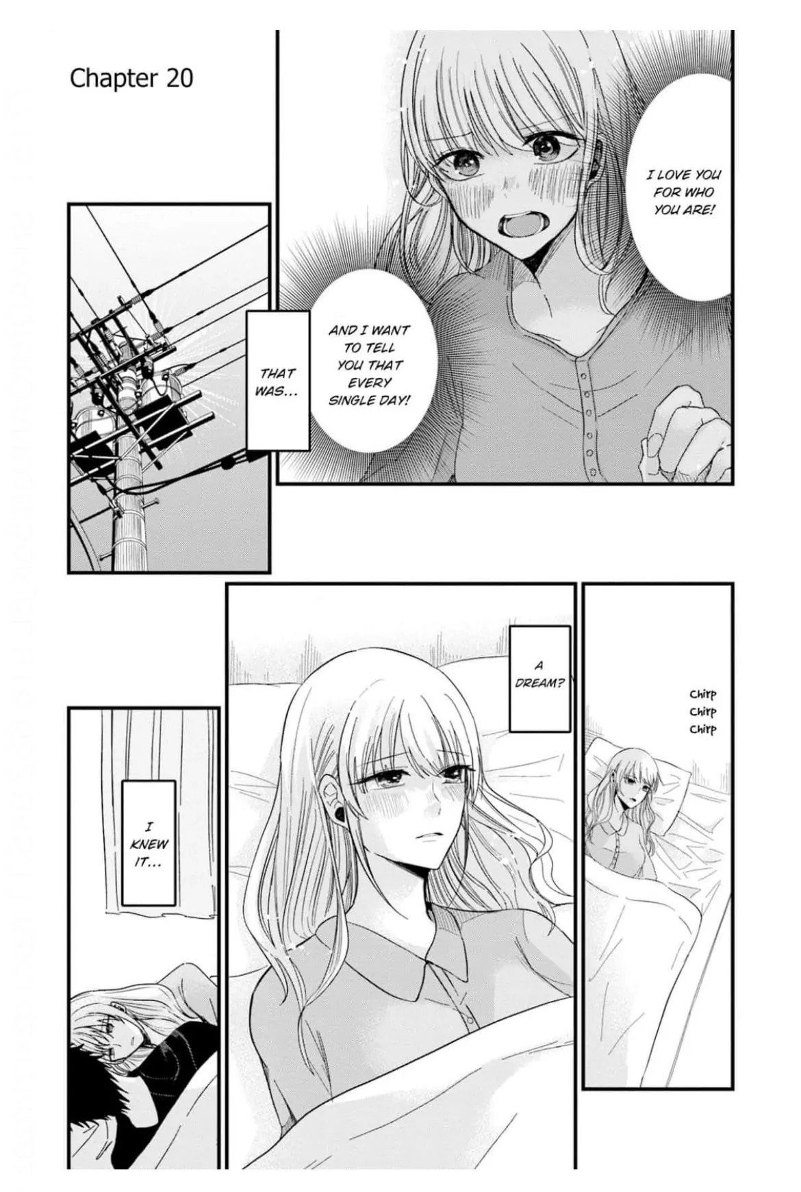 Kowamote Kouhai ga Ichinichi Ikkai Suki tte Itte Kuru (Official) Chapter 20 - page 1