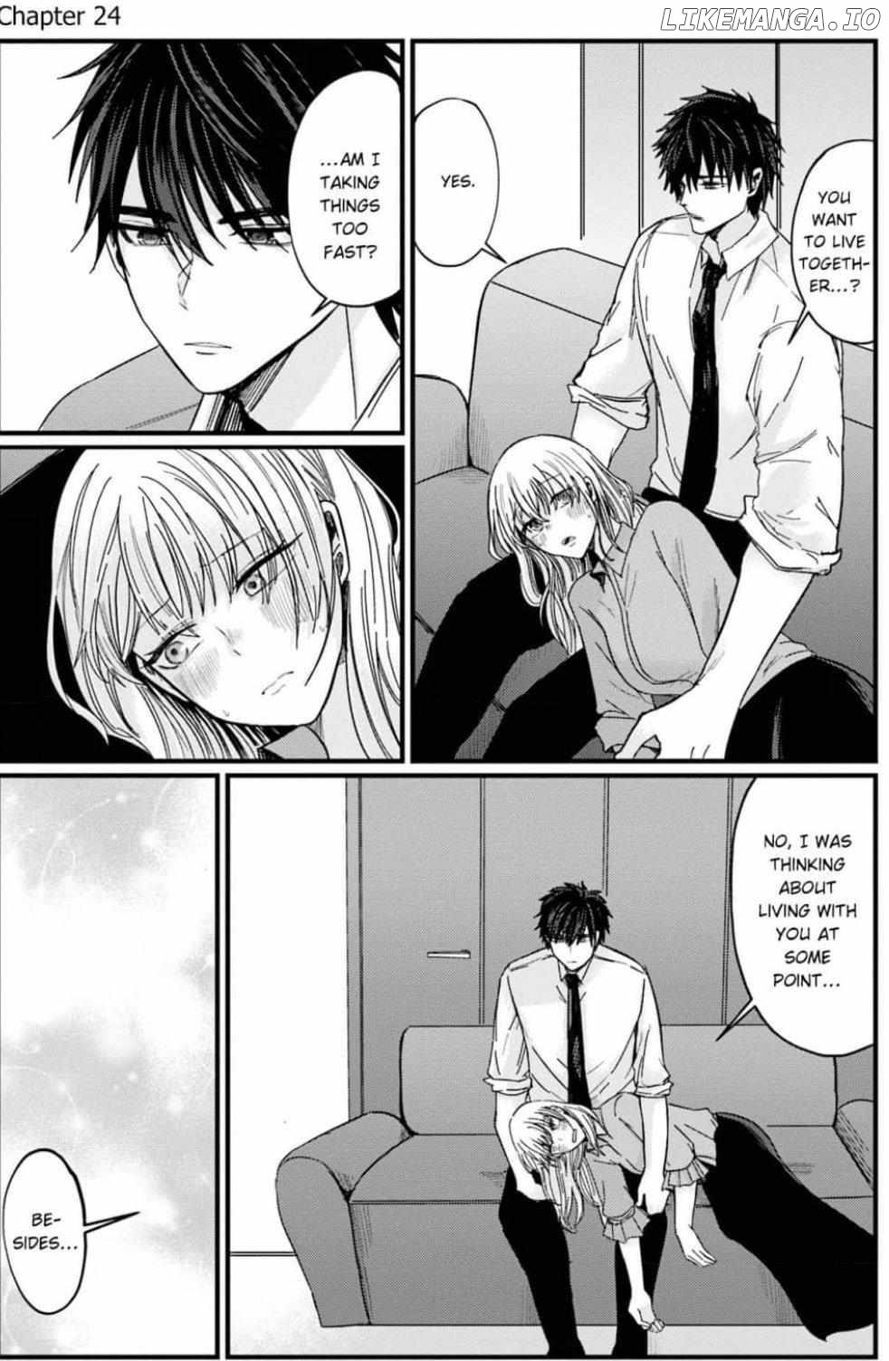 Kowamote Kouhai ga Ichinichi Ikkai Suki tte Itte Kuru (Official) Chapter 24 - page 2