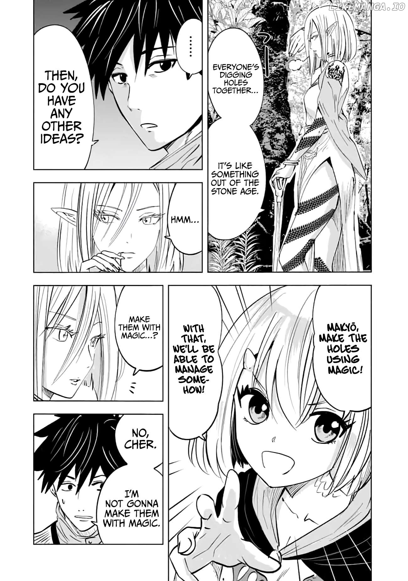 Makyo Seikatsu ~ Gakeppuchi Boken Sha Ga Hiki Komoru Ni Ha Hirosugiru Chapter 14 - page 6