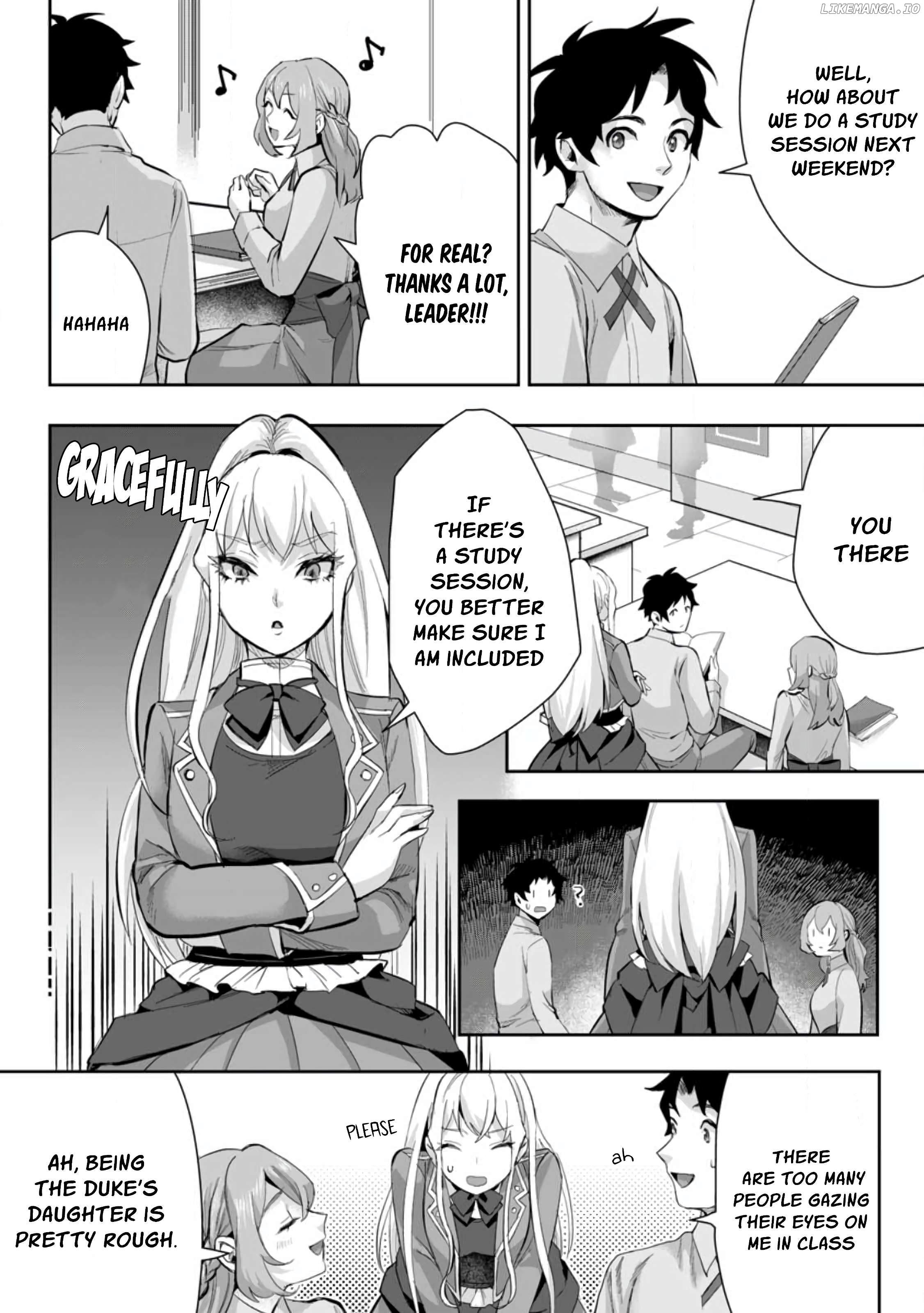 Gakuenmono No Otome Game No Sekai Ni Tensei Shita Kedo, Cheat-Mochi No Haikei Danshi Seitodatta You Desu Chapter 14.3 - page 3