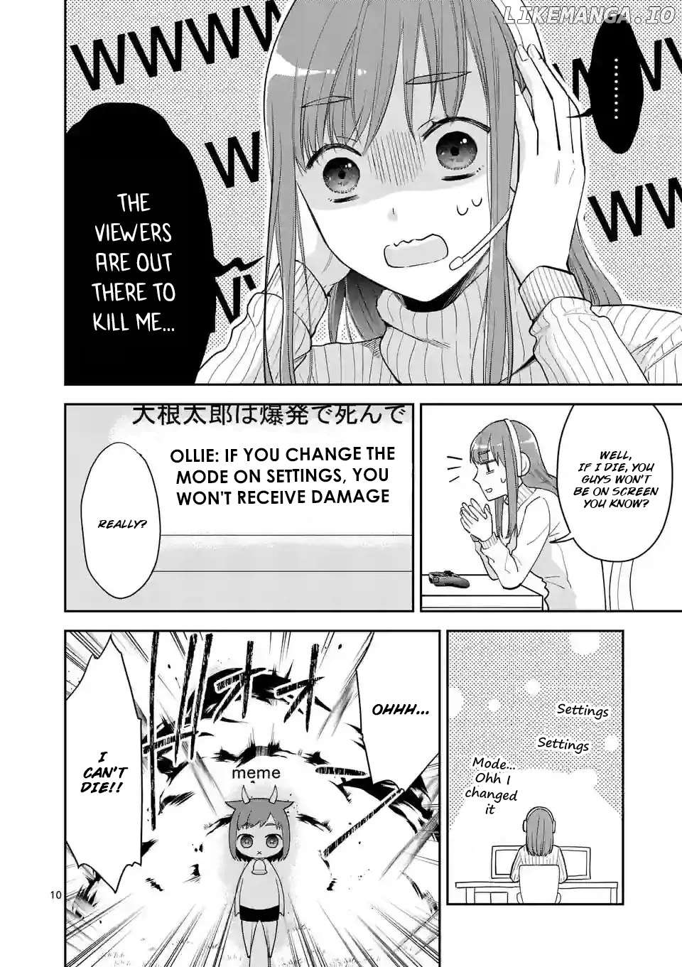 Tsuitenai Game Jikkyousha wa Akogare no Hito ni Kakinsareru Chapter 9 - page 10
