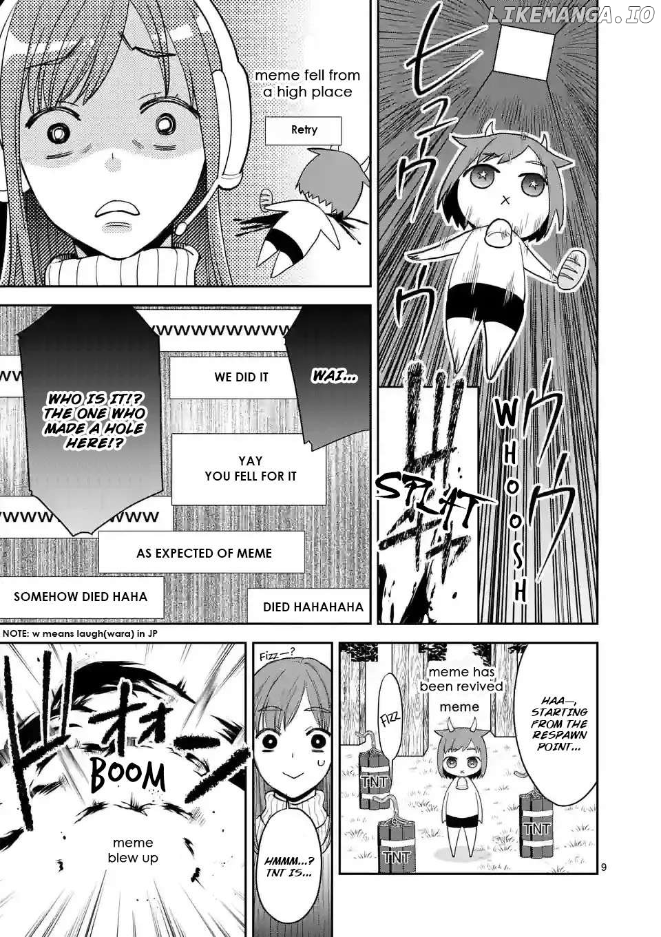 Tsuitenai Game Jikkyousha wa Akogare no Hito ni Kakinsareru Chapter 9 - page 9