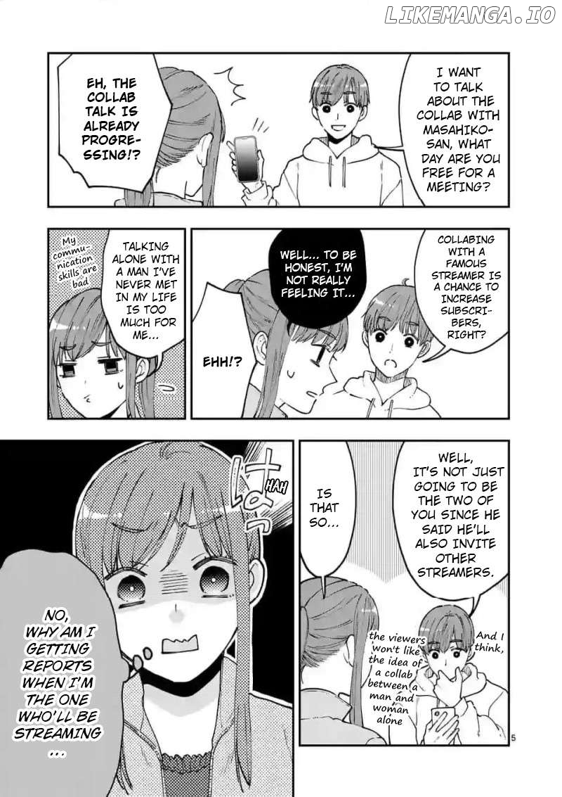 Tsuitenai Game Jikkyousha wa Akogare no Hito ni Kakinsareru Chapter 15 - page 5