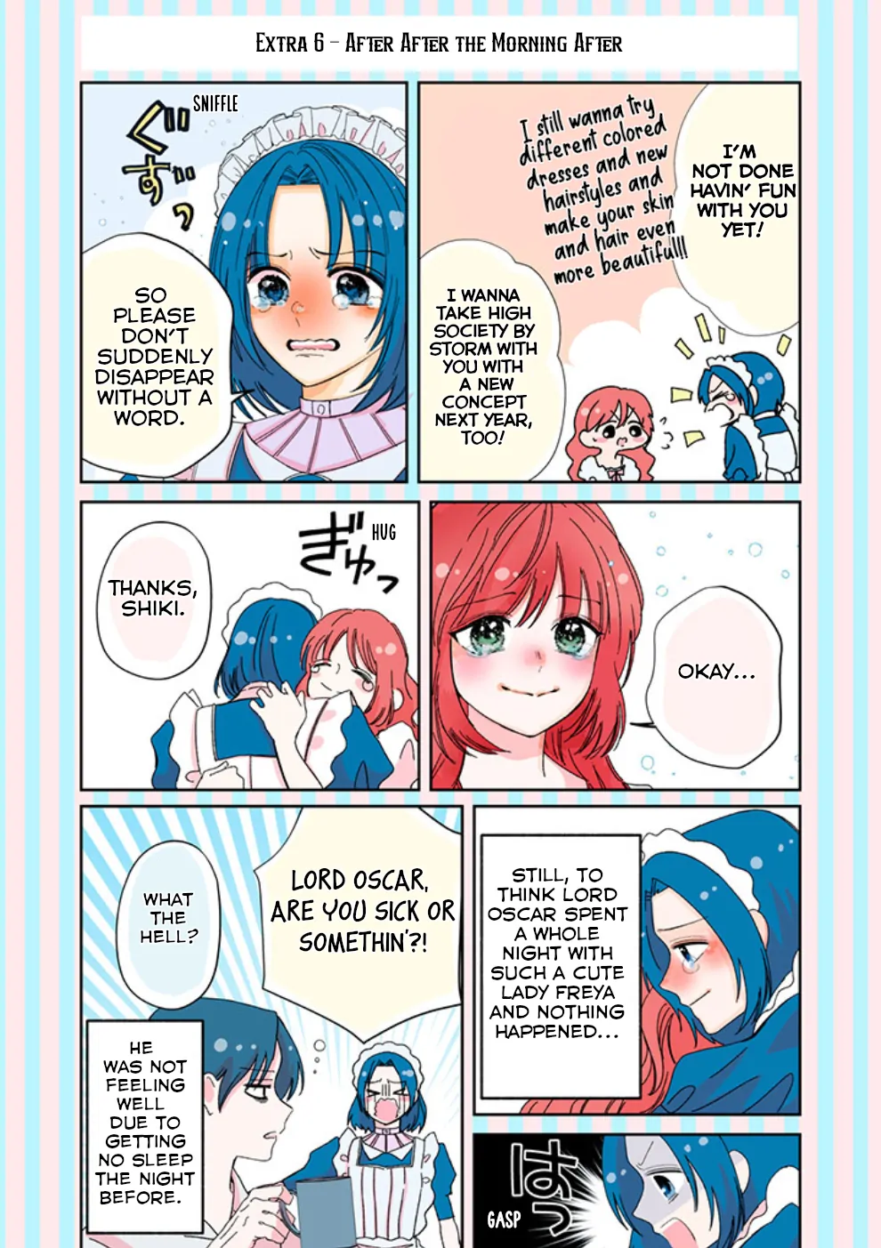 Moto Konyakusha kara Nigeru tame Kyūketsu Hakushaku ni Koibito no Furi wo Onegai Shitara, Naze ka Dekiai Mōdo ni Narimashita Chapter 7.5 - page 2