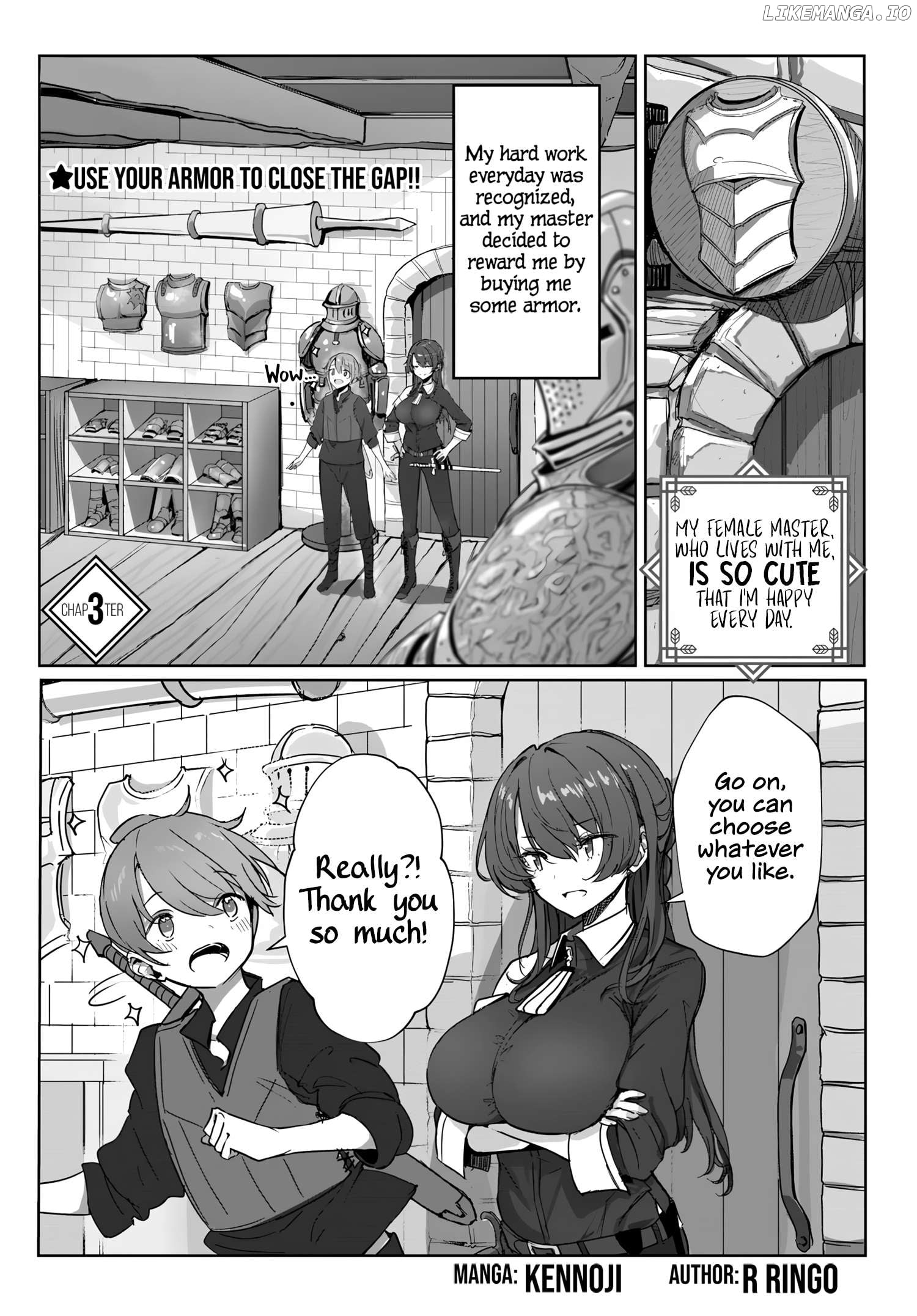 My Female Sword Master, Who I Live With, Is So Cute That I’m Happy Every Day Chapter 3 - page 2