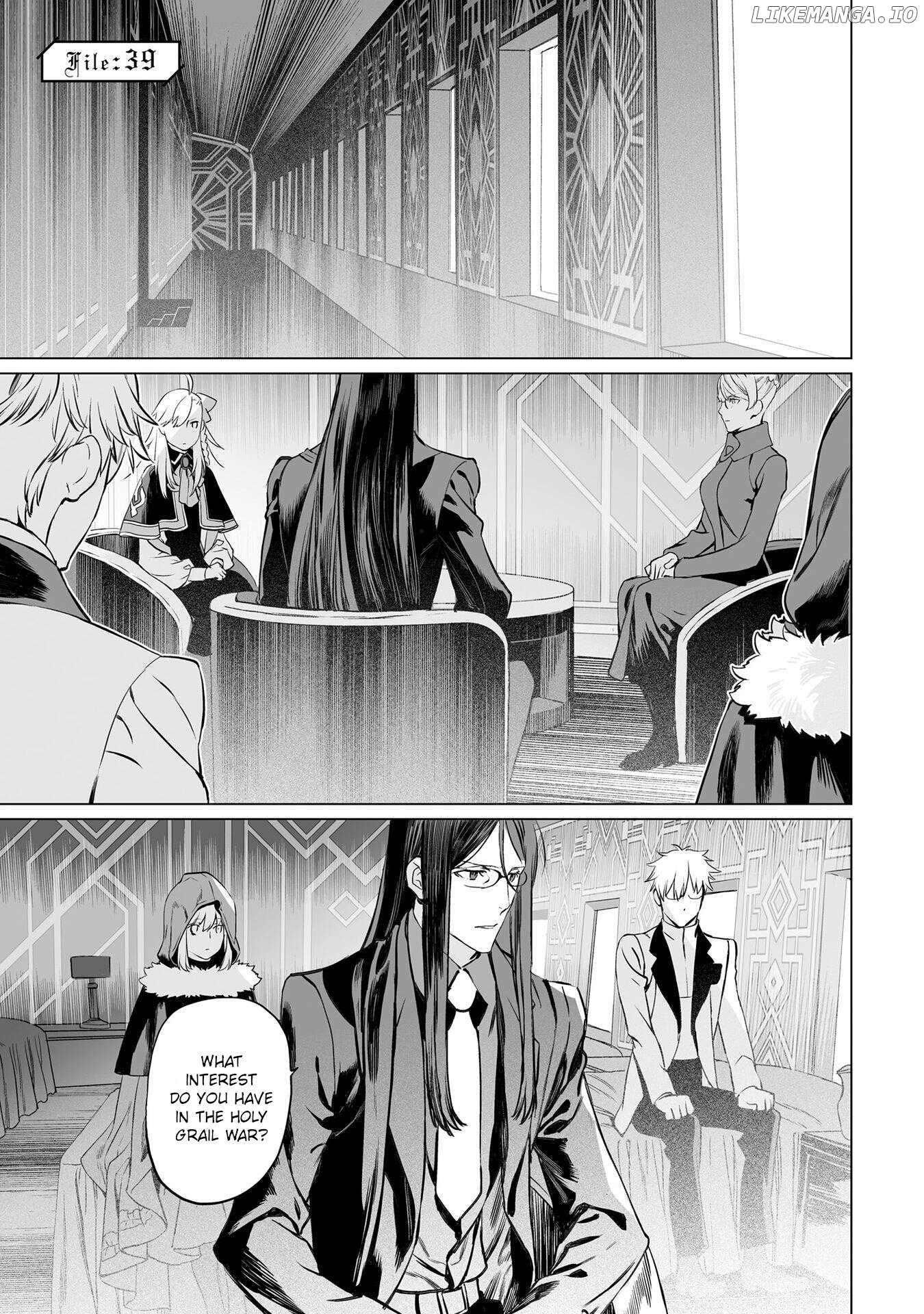 Lord el-Melloi ii-Sei no Jikenbo Chapter 39 - page 1
