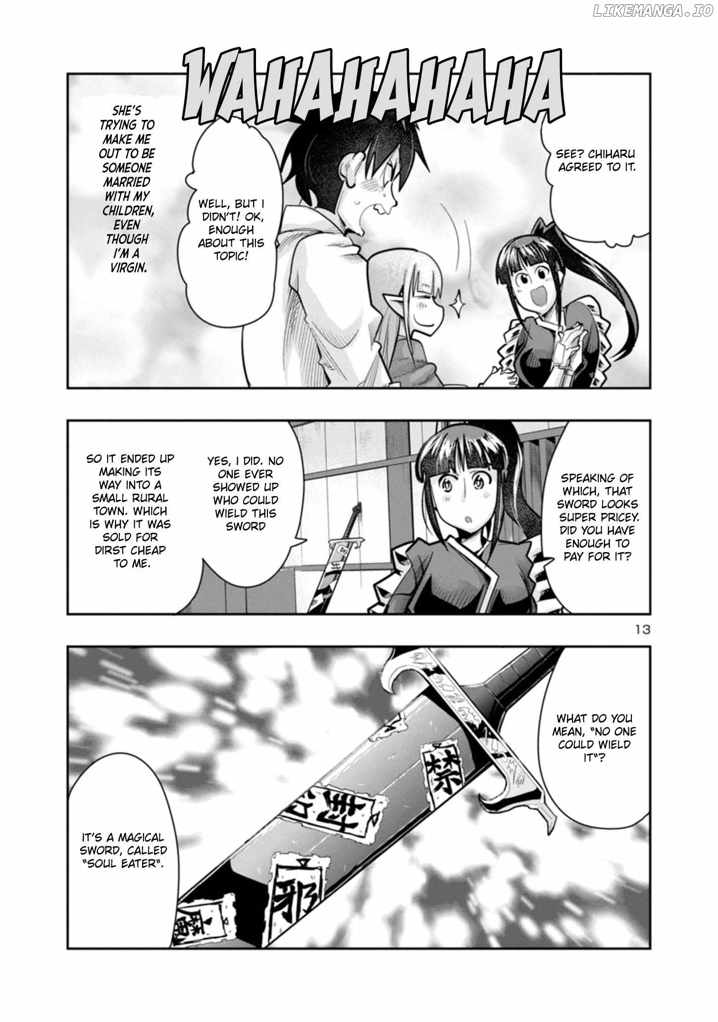 Uchi no Deshi ga Itsu no Manika Jinrui Saikyou ni Natte-ite, Nan no Sainou Monai Shishou no Ore ga, Sore wo Koeru Uchuu Saikyou ni Go Nintei Sareteiru Kudan ni Tsuite Chapter 5 - page 14