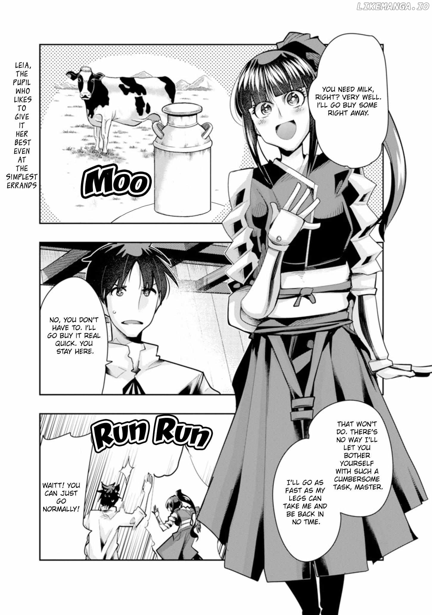 Uchi no Deshi ga Itsu no Manika Jinrui Saikyou ni Natte-ite, Nan no Sainou Monai Shishou no Ore ga, Sore wo Koeru Uchuu Saikyou ni Go Nintei Sareteiru Kudan ni Tsuite Chapter 5 - page 2