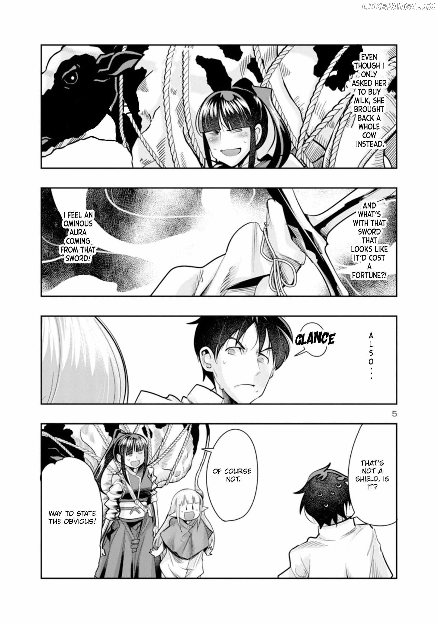 Uchi no Deshi ga Itsu no Manika Jinrui Saikyou ni Natte-ite, Nan no Sainou Monai Shishou no Ore ga, Sore wo Koeru Uchuu Saikyou ni Go Nintei Sareteiru Kudan ni Tsuite Chapter 5 - page 6
