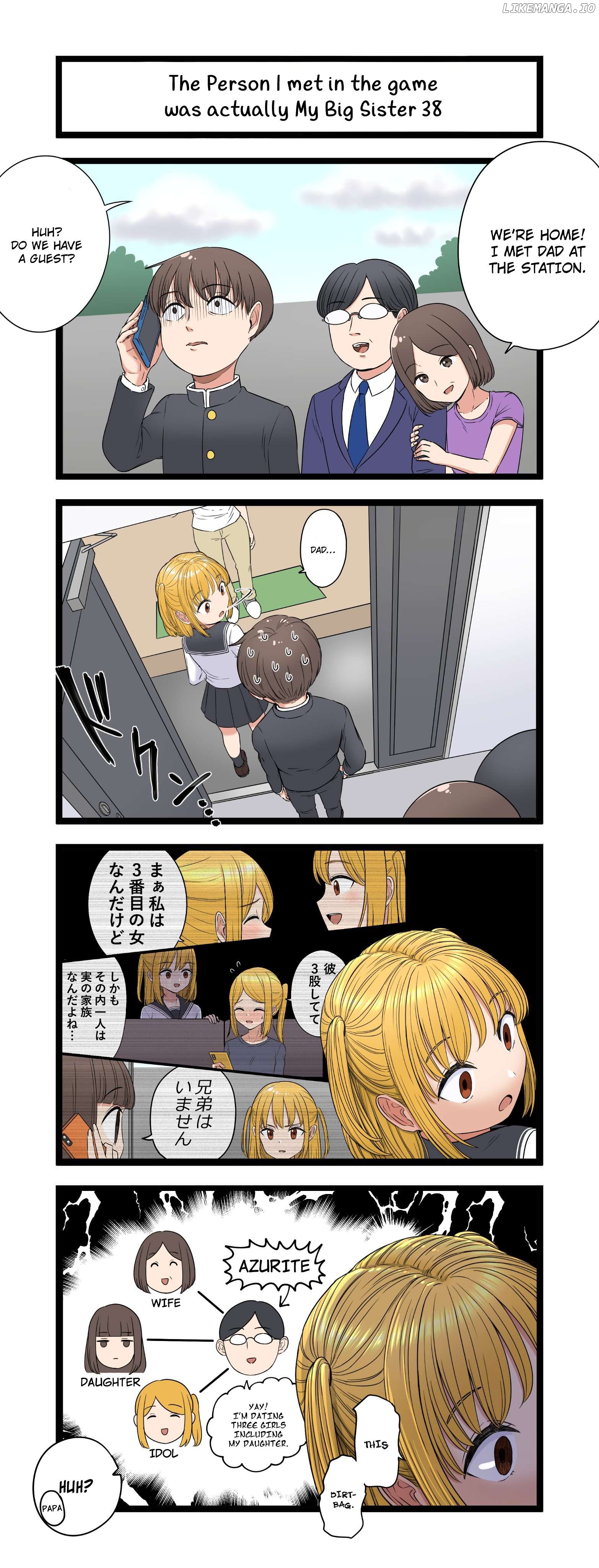 The Person I met in the game was actually My Big Sister. Chapter 38 - page 1