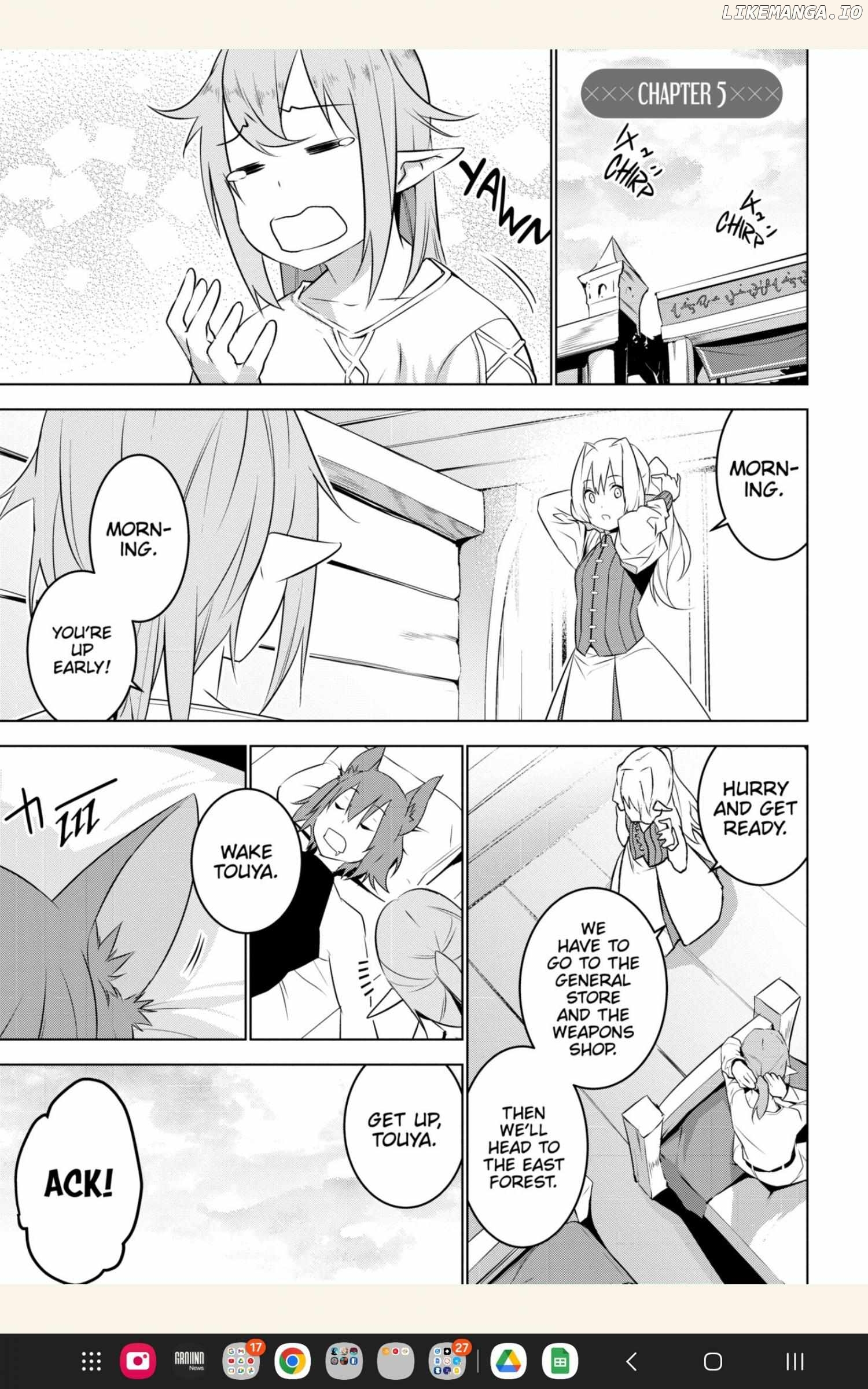 Isekai teni, Jirai-tsuki. Chapter 5 - page 1