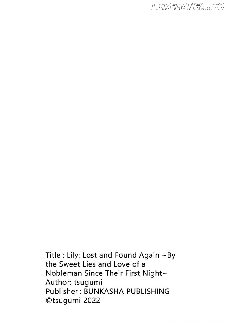 Lily: Lost and Found Again ~By the Sweet Lies and Love of a Nobleman Since Their First Night~ Chapter 10 - page 26
