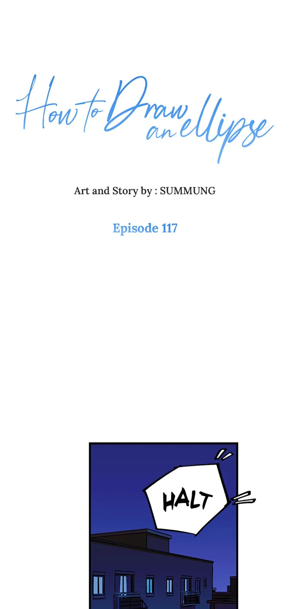 How to Draw an Ellipse Chapter 117 - page 1