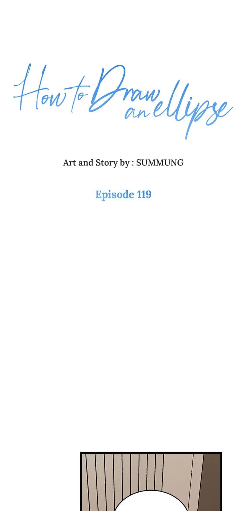How to Draw an Ellipse Chapter 119 - page 1