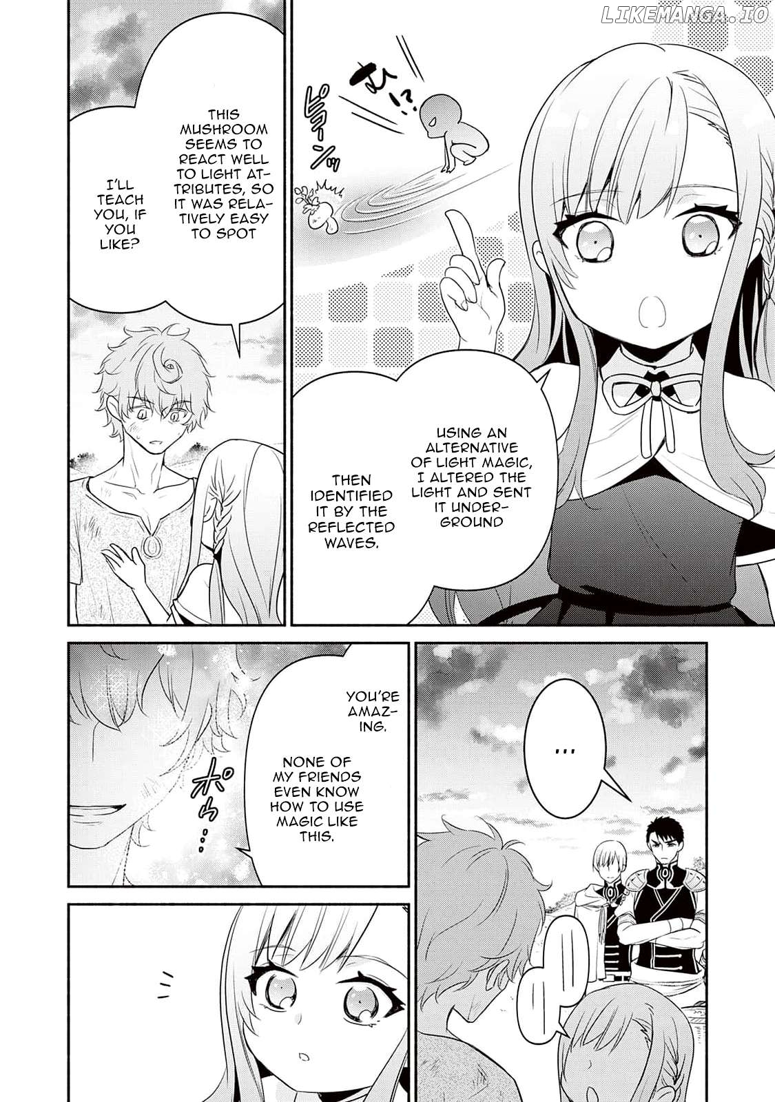 Tensei Youjo. Kamikemono to Ouji to, Saikyou no Ojisan Youhei-dan no Naka de Ikiru. Chapter 2 - page 24