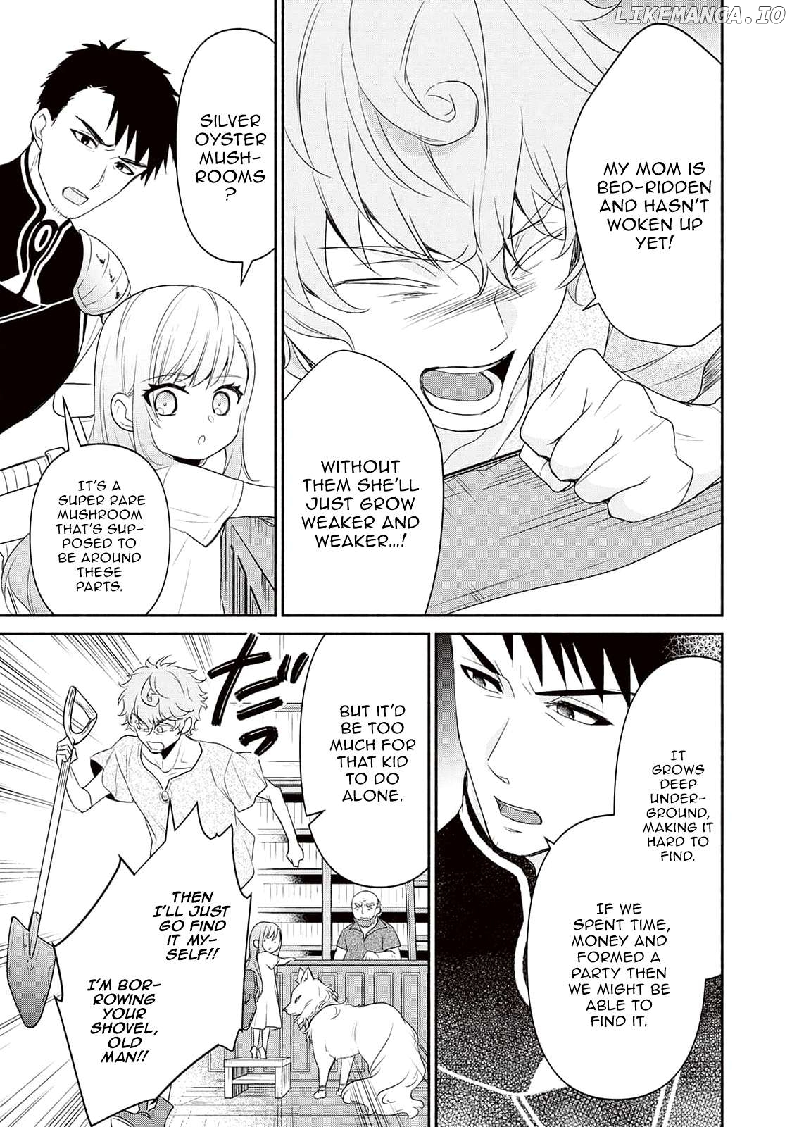 Tensei Youjo. Kamikemono to Ouji to, Saikyou no Ojisan Youhei-dan no Naka de Ikiru. Chapter 2 - page 9