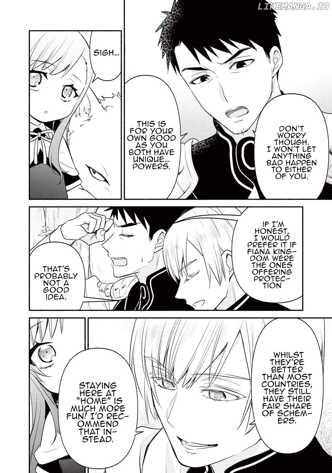 Tensei Youjo. Kamikemono to Ouji to, Saikyou no Ojisan Youhei-dan no Naka de Ikiru. Chapter 3 - page 7