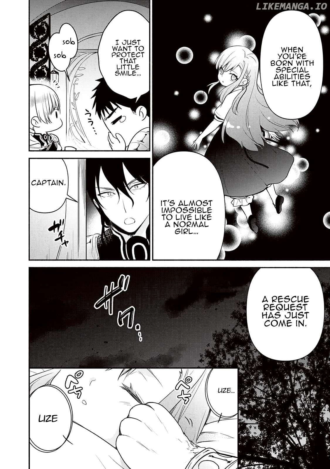 Tensei Youjo. Kamikemono to Ouji to, Saikyou no Ojisan Youhei-dan no Naka de Ikiru. Chapter 4 - page 2