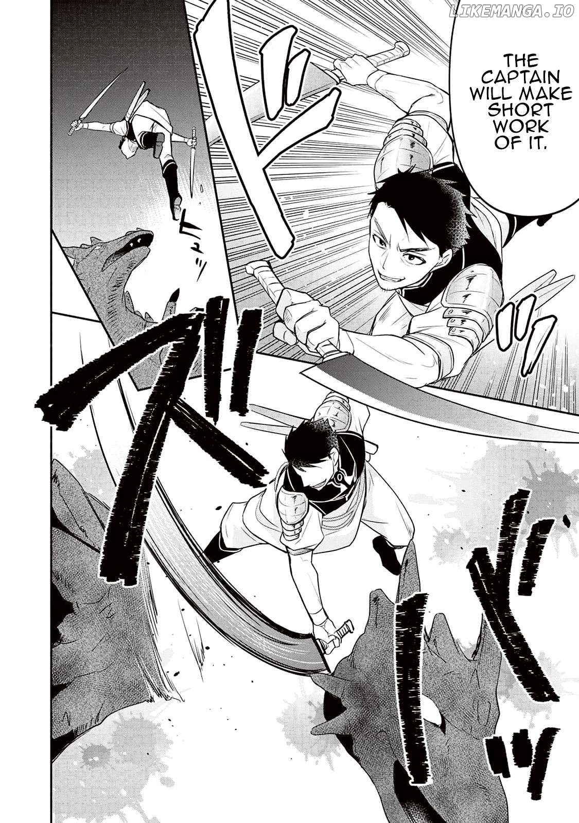 Tensei Youjo. Kamikemono to Ouji to, Saikyou no Ojisan Youhei-dan no Naka de Ikiru. Chapter 4 - page 8