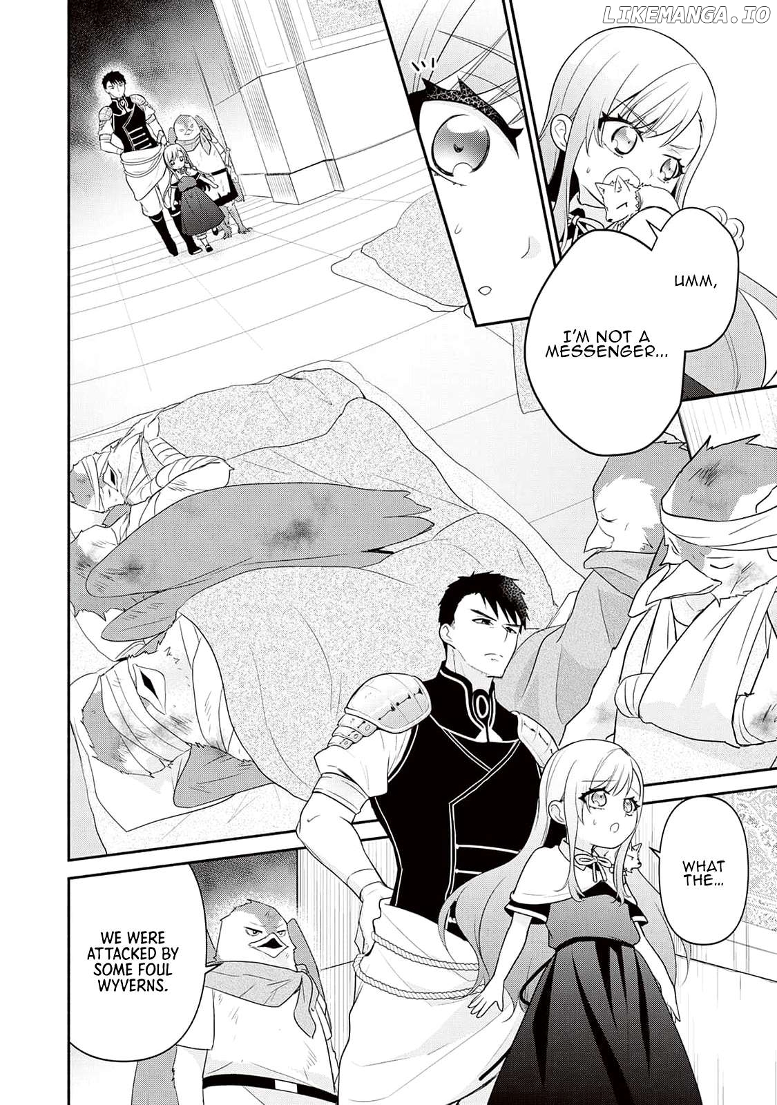 Tensei Youjo. Kamikemono to Ouji to, Saikyou no Ojisan Youhei-dan no Naka de Ikiru. Chapter 5 - page 12