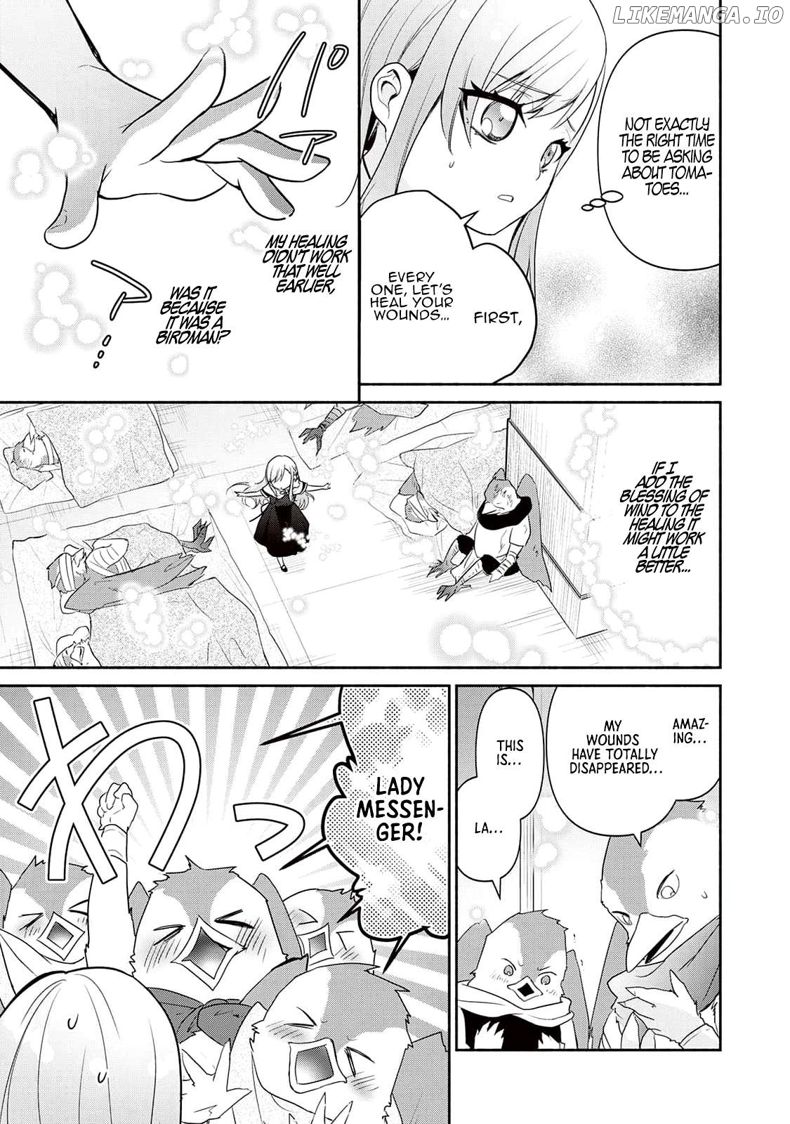 Tensei Youjo. Kamikemono to Ouji to, Saikyou no Ojisan Youhei-dan no Naka de Ikiru. Chapter 5 - page 13