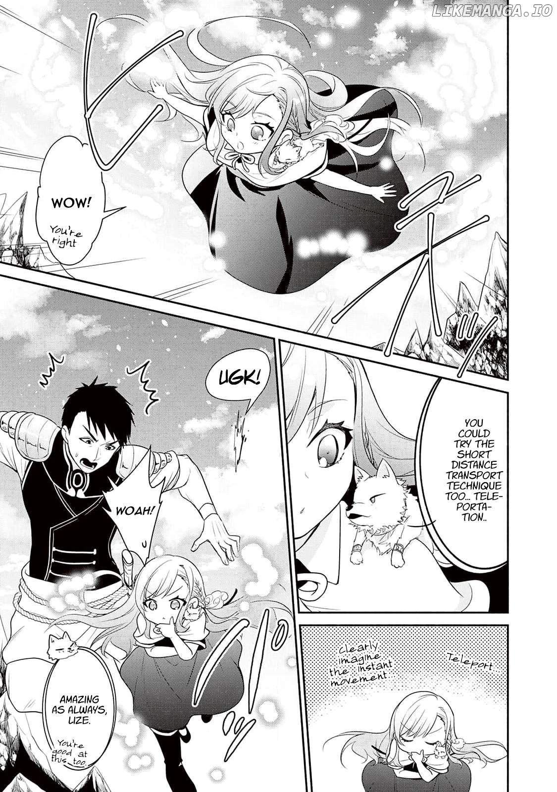 Tensei Youjo. Kamikemono to Ouji to, Saikyou no Ojisan Youhei-dan no Naka de Ikiru. Chapter 5 - page 5