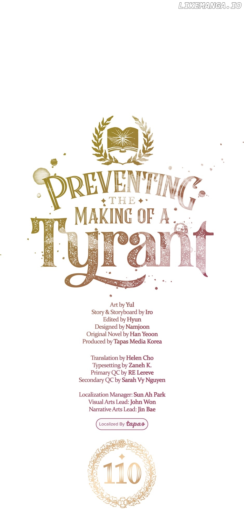 Preventing the Making of a Tyrant Chapter 110 - page 4