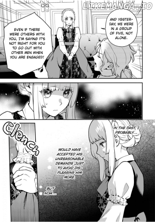 Kankei Kaizen wo Akiramete Kyori wo Oitara, Shiotaioudatta Konyakusha ga Karande Kuru you ni Narimashita Chapter 2 - page 15