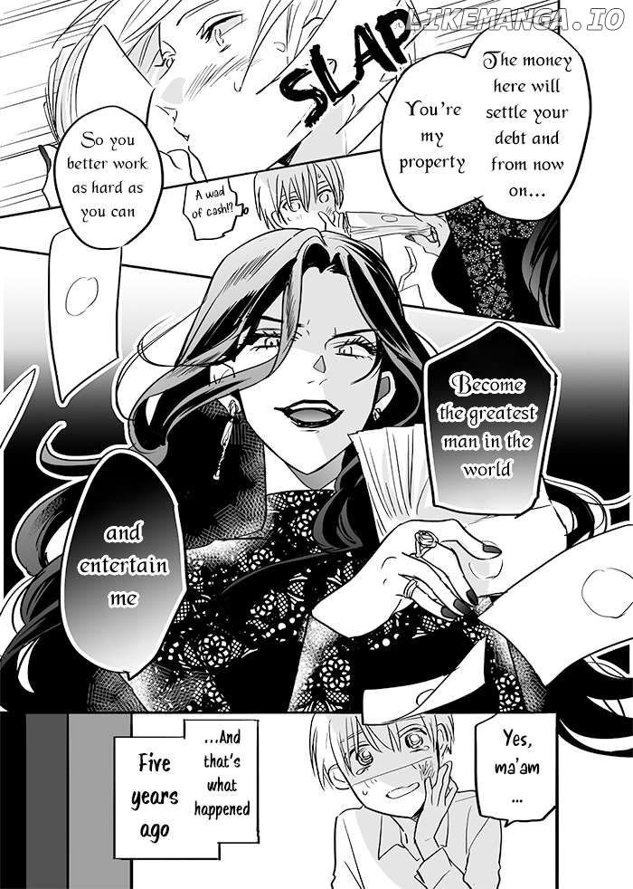 Kimagure de Kodomo Hirotta Onna Boss to Sekaiichi ii Otoko ni Naranakyaikenai Otokonoko no Hanashi Chapter 1 - page 3
