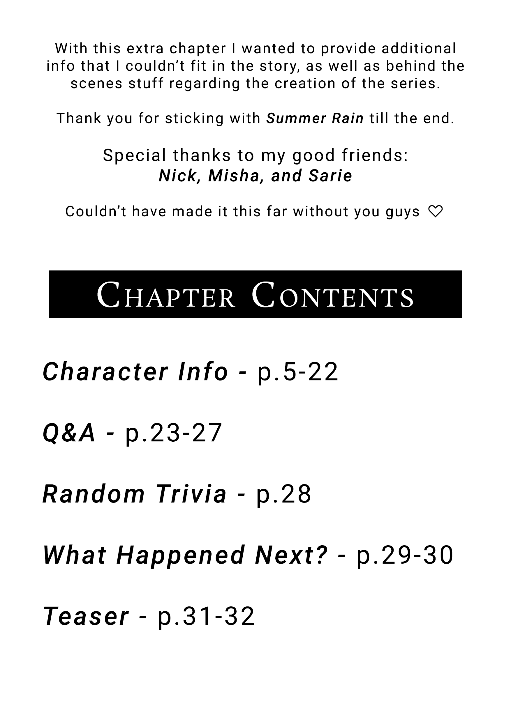 Crimson Ribbon: Summer Rain chapter 23.5 - page 3