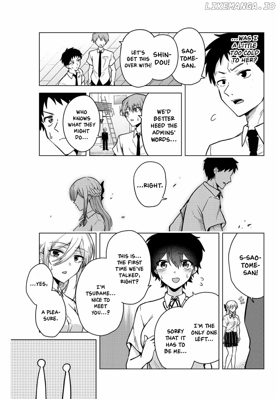 The death game is all that Saotome-san has left chapter 25 - page 7