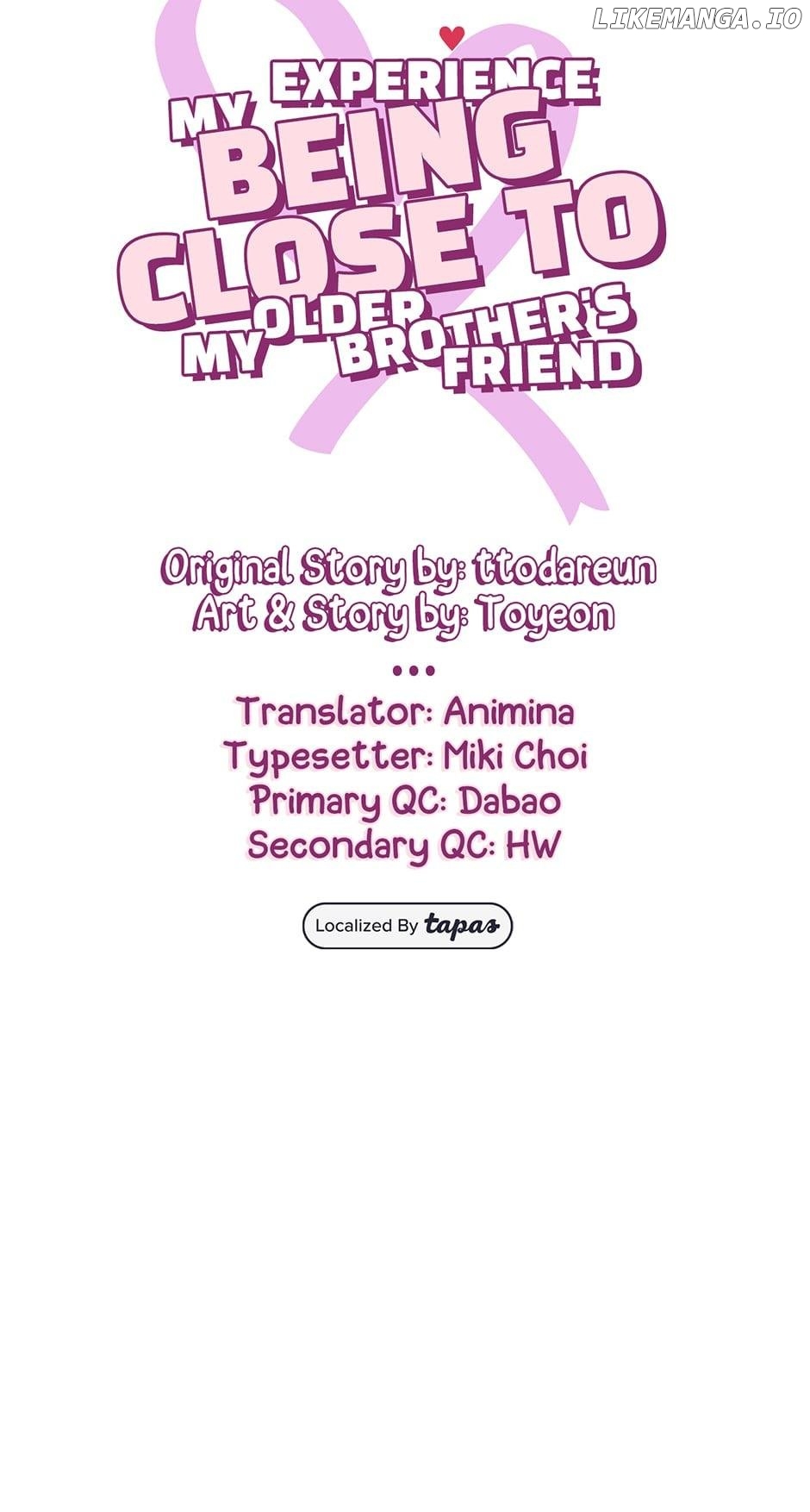 My Experience Being Close to My Older Brother's Friend Chapter 8 - page 6