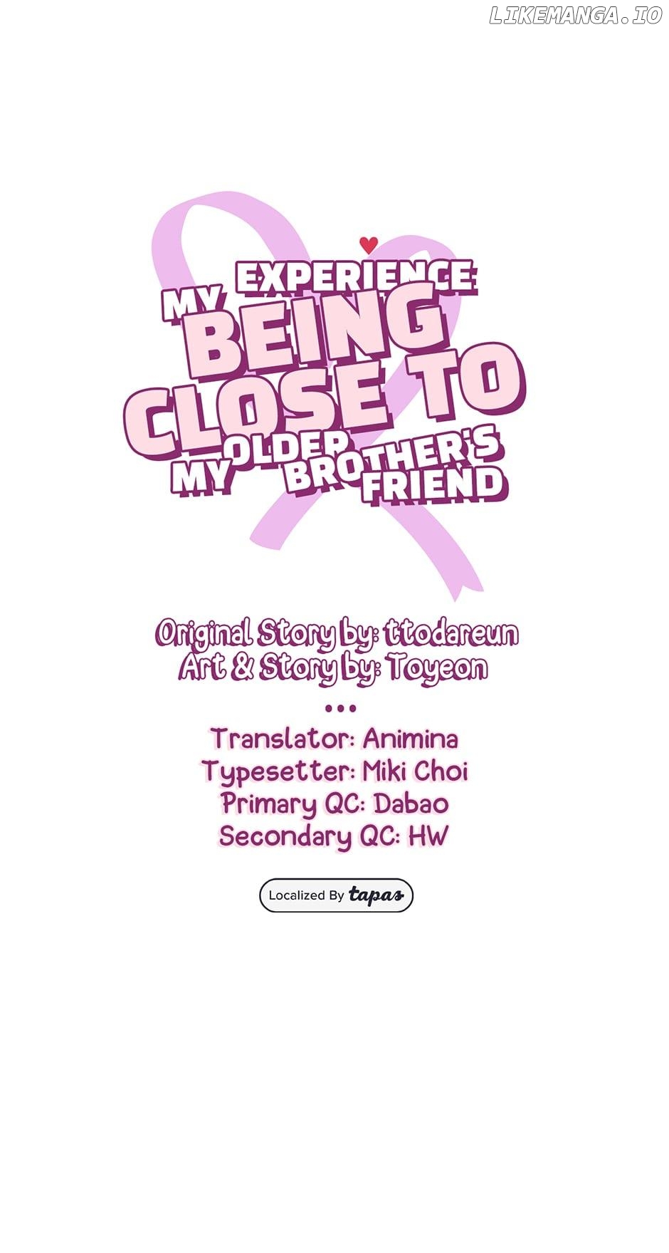 My Experience Being Close to My Older Brother's Friend Chapter 9 - page 42