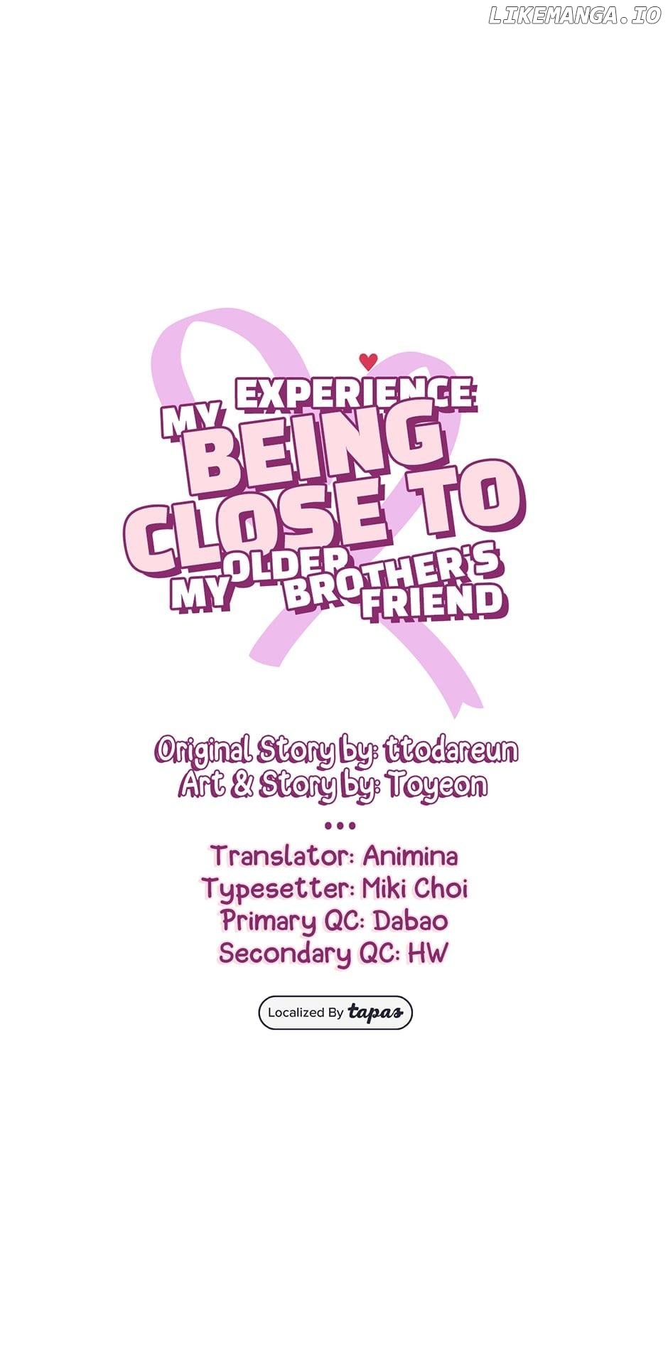 My Experience Being Close to My Older Brother's Friend Chapter 15 - page 4