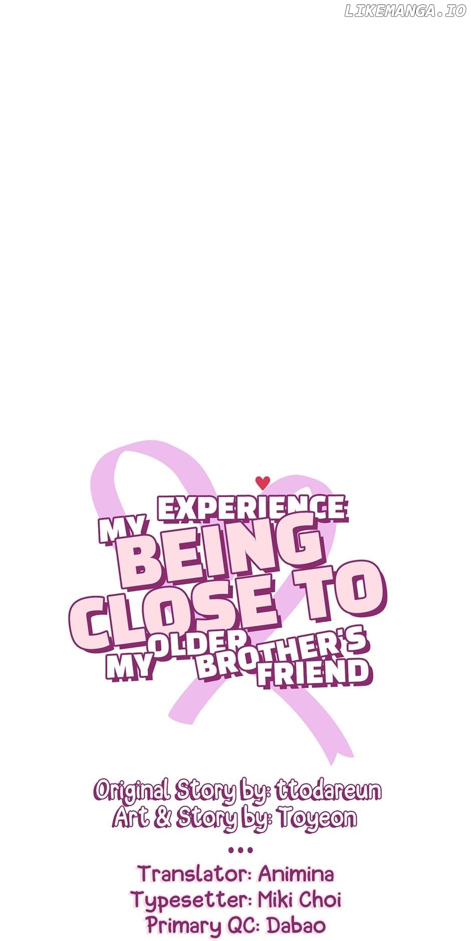 My Experience Being Close to My Older Brother's Friend Chapter 20 - page 35