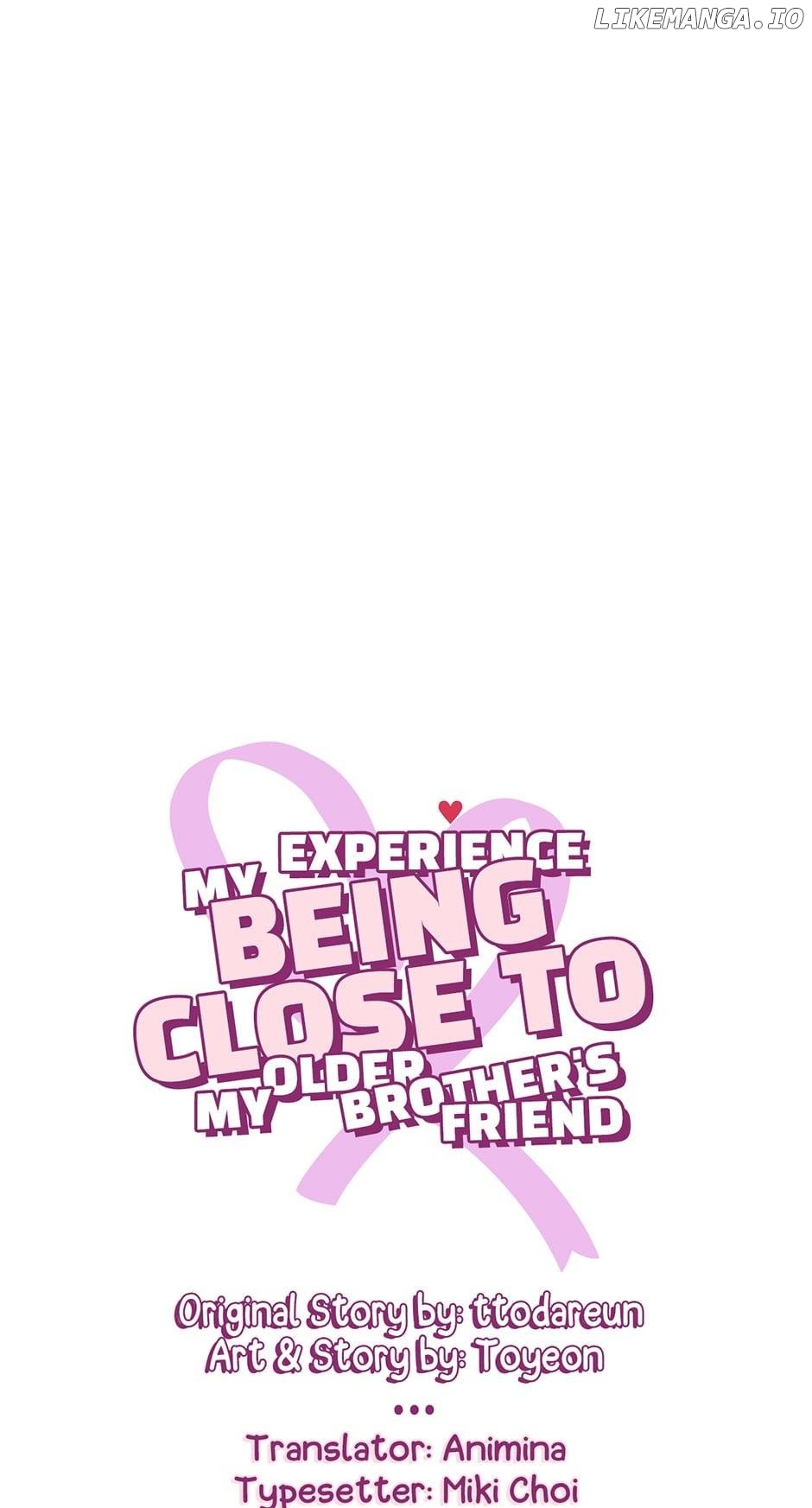 My Experience Being Close to My Older Brother's Friend Chapter 21 - page 27